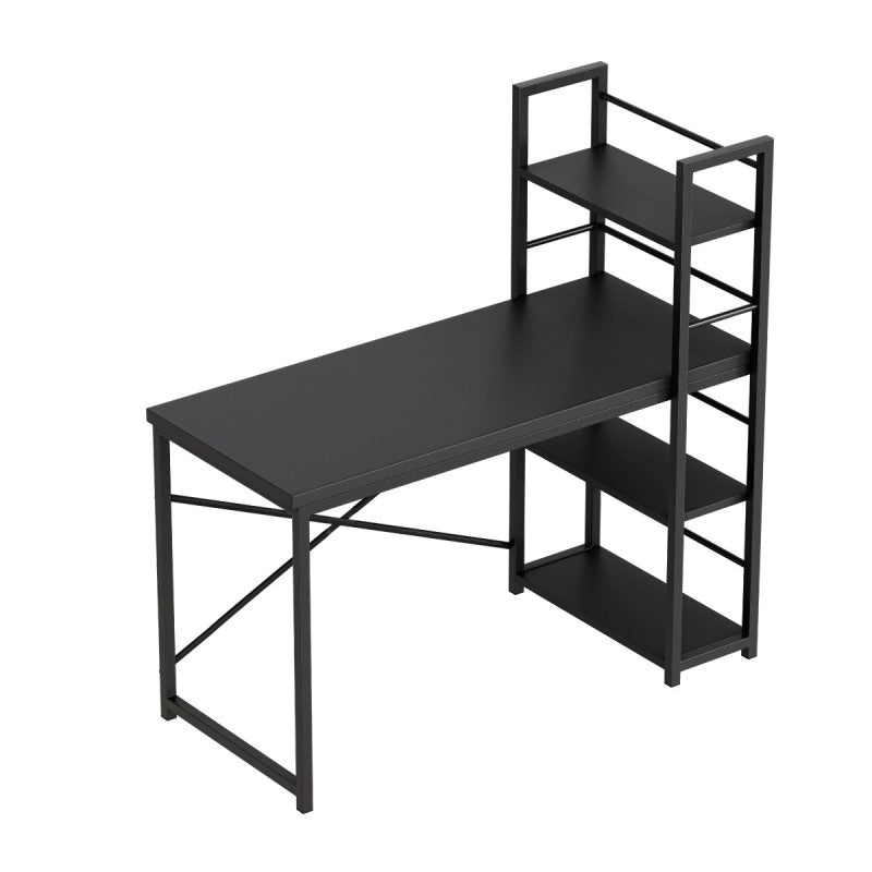 Biurko z półkami Mark Adler Leader 4.0 Black 120 cm