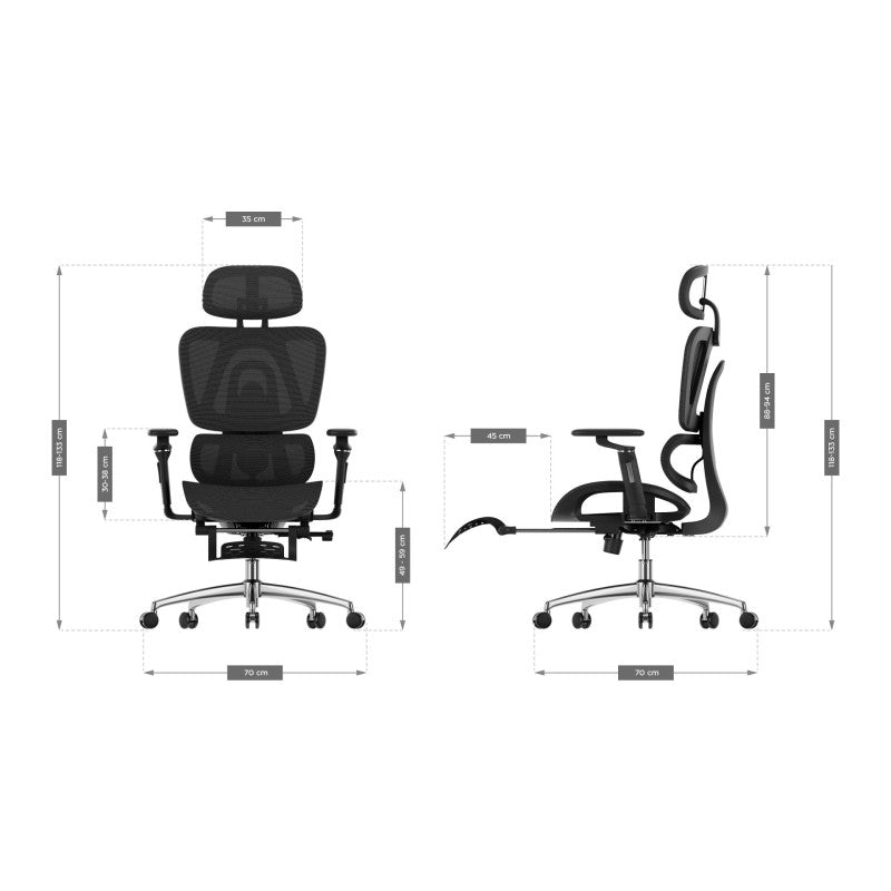 OUTLET Ergonomické křeslo Mark Adler Expert 7.9 Black