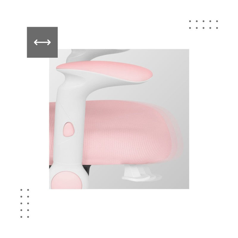 OUTLET Dětské nastavitelné křeslo Mark Adler Junior 5.0 Pink