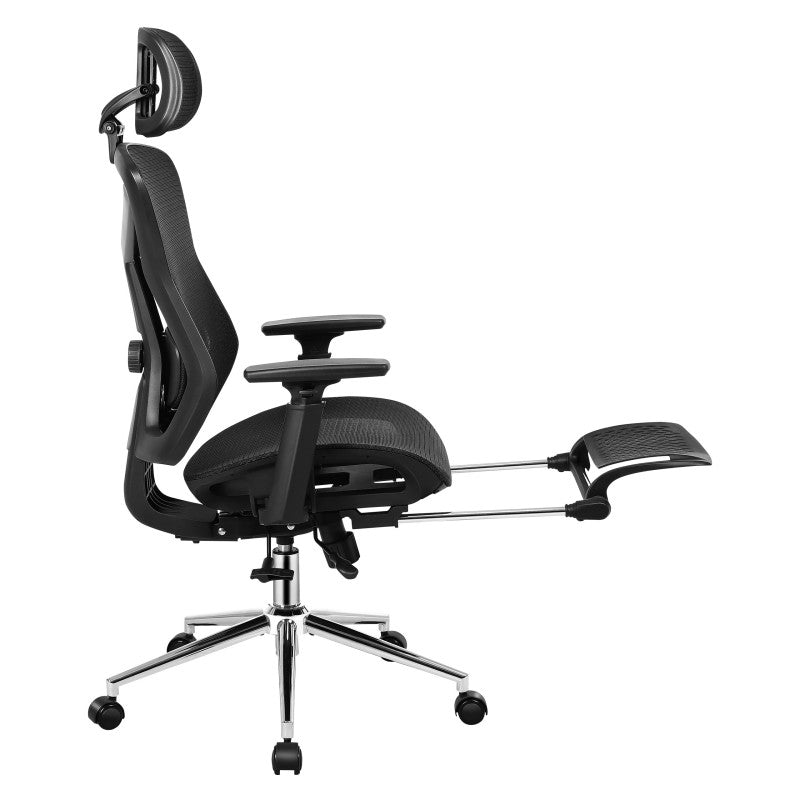 Fotel biurowy z podnóżkiem Mark Adler Expert 5.7 Black