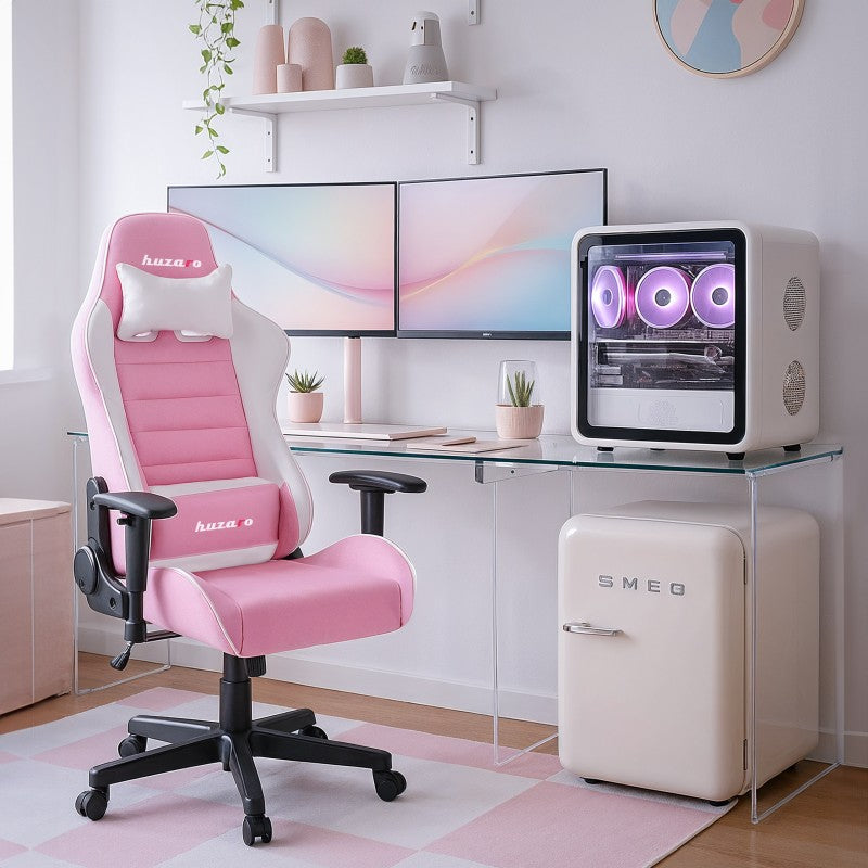 Fotel gamingowy dla dziecka HUZARO RANGER 6.0 Pink