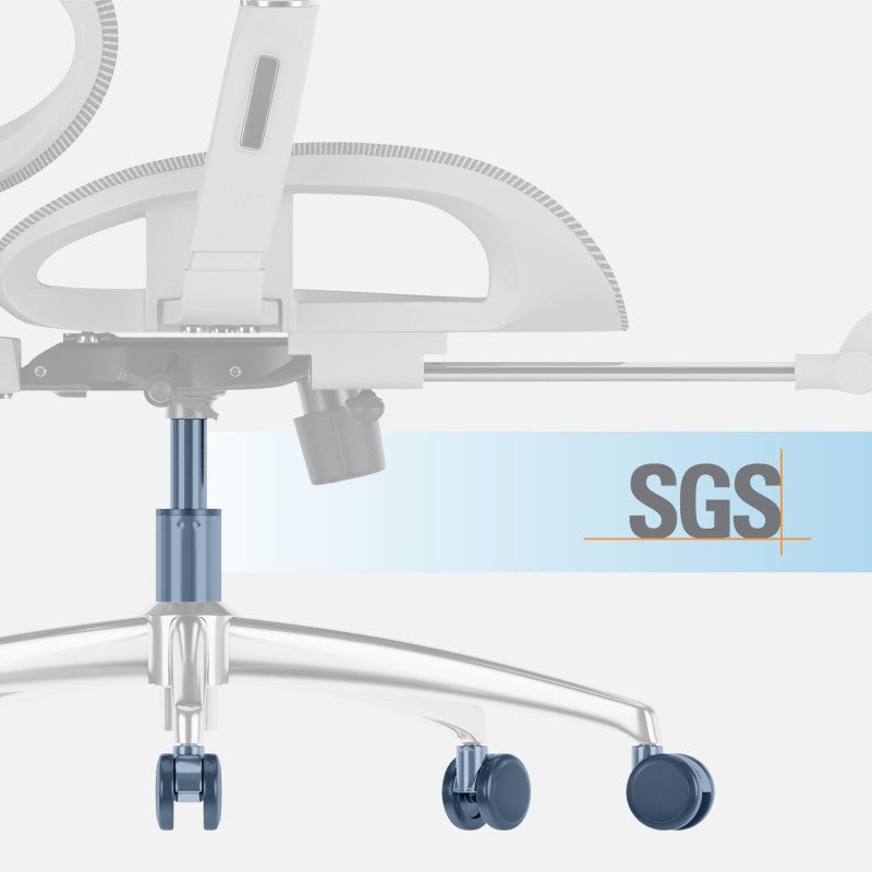 Fotel biurowy z podnóżkiem Mark Adler Expert 7.9 Grey