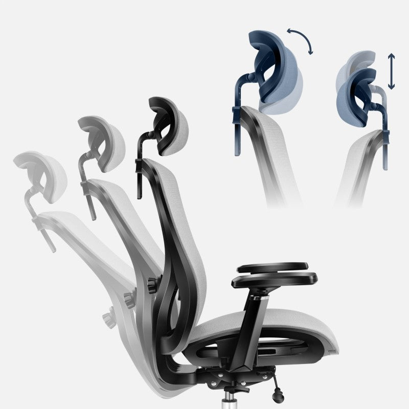 Fotel biurowy Mark Adler Expert 5.3 Grey Mesh