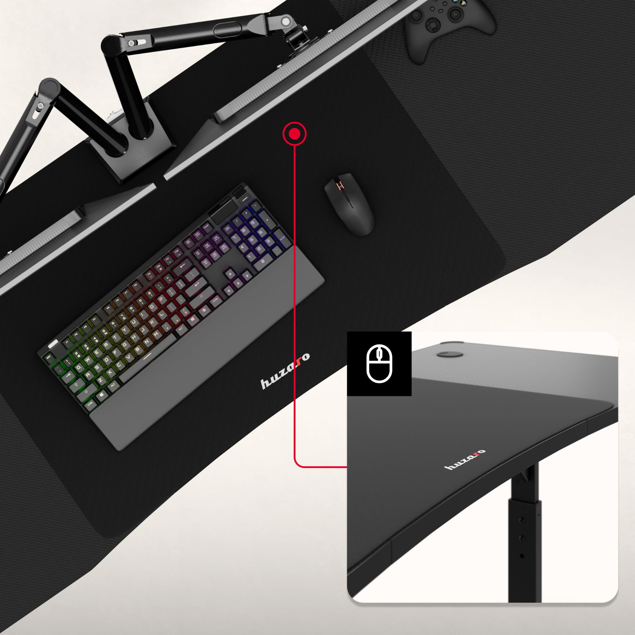Stylová podložka XXL je součástí balení