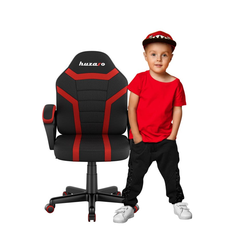 OUTLET Herní židle pro děti HUZARO RANGER 1.0 Red Mesh