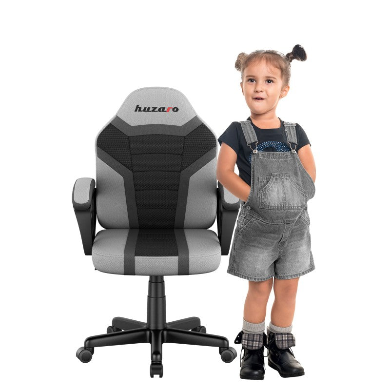 OUTLET Herní židle pro děti HUZARO RANGER 1.0 Grey Mesh