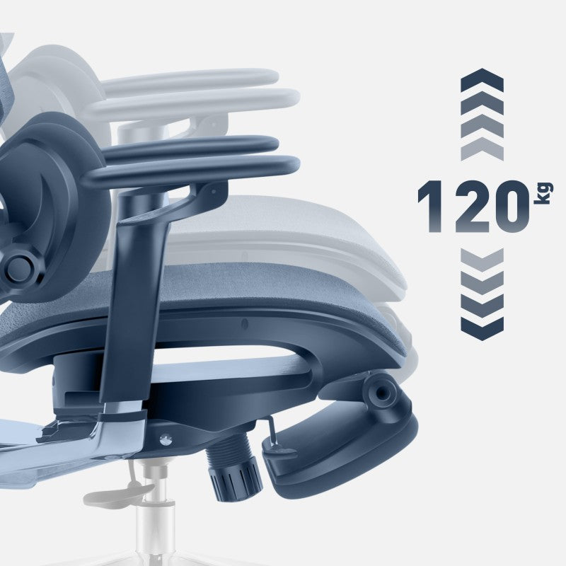 Fotel ergonomiczny z podnóżkiem Mark Adler Expert 9.6 Black