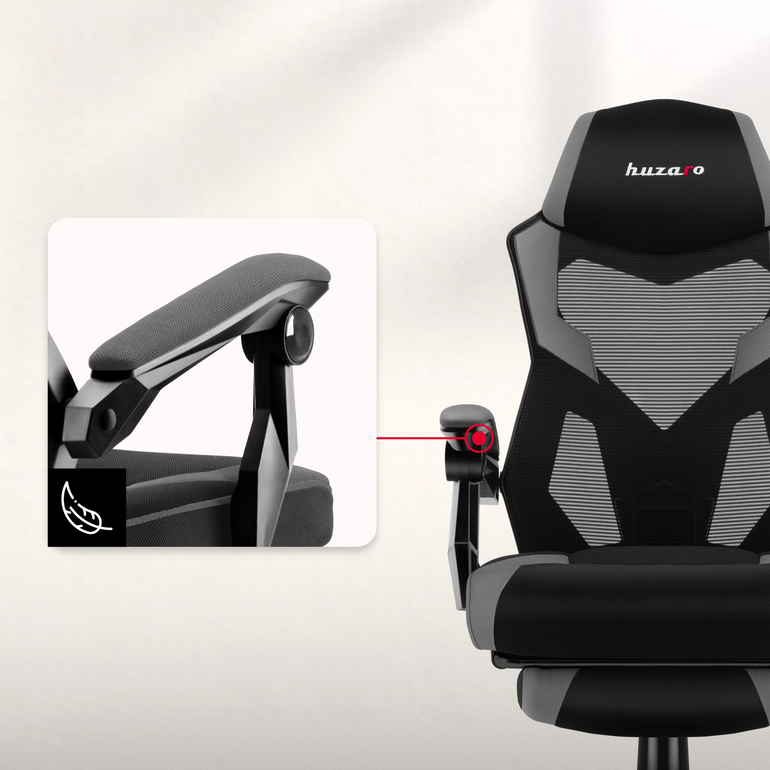 Ergonomické, měkké opěrky rukou