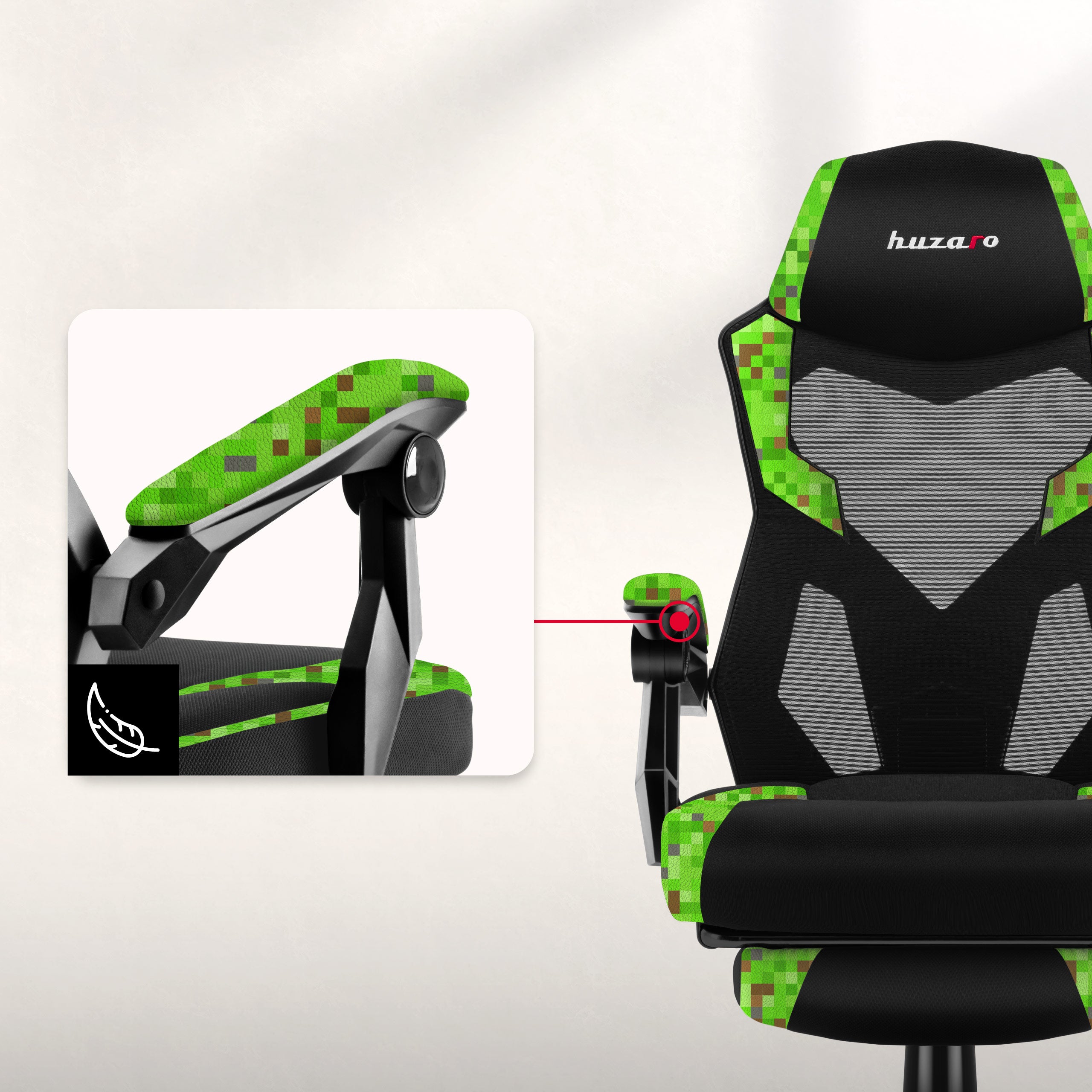 Ergonomické, měkké opěrky rukou