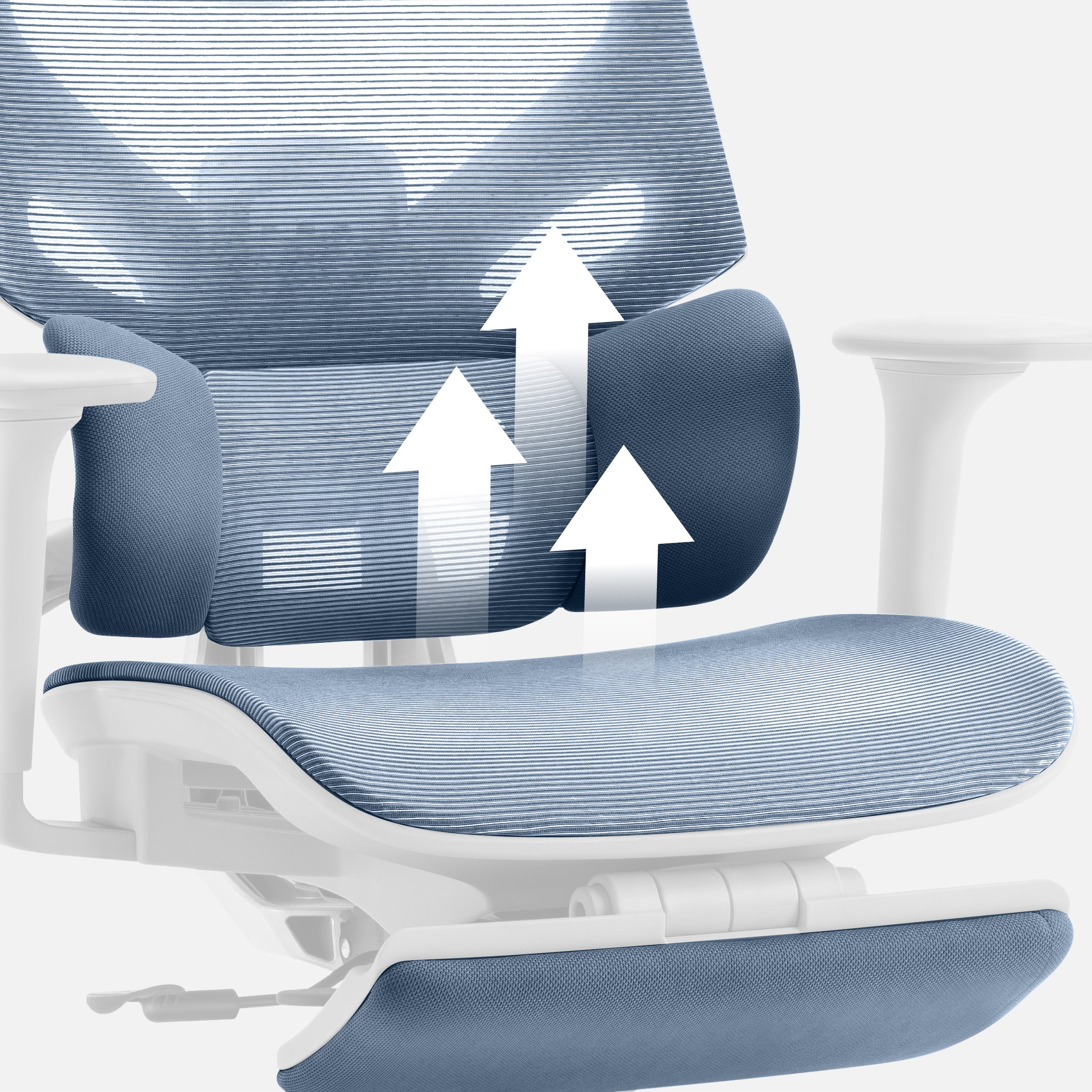 Funktionelles, elegantes Material für Computerstühle