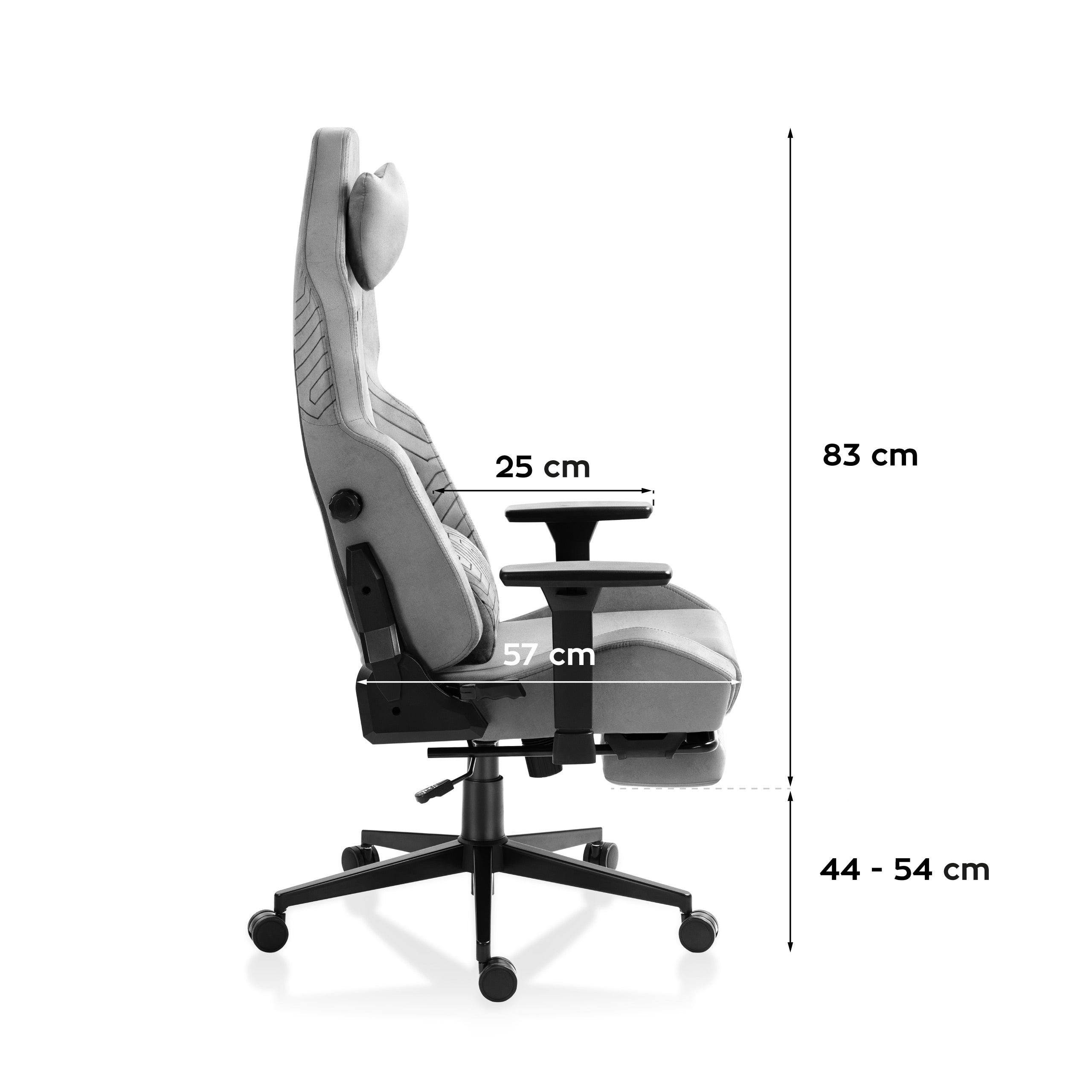 Herní křeslo HUZARO FORCE 8.1 Grey