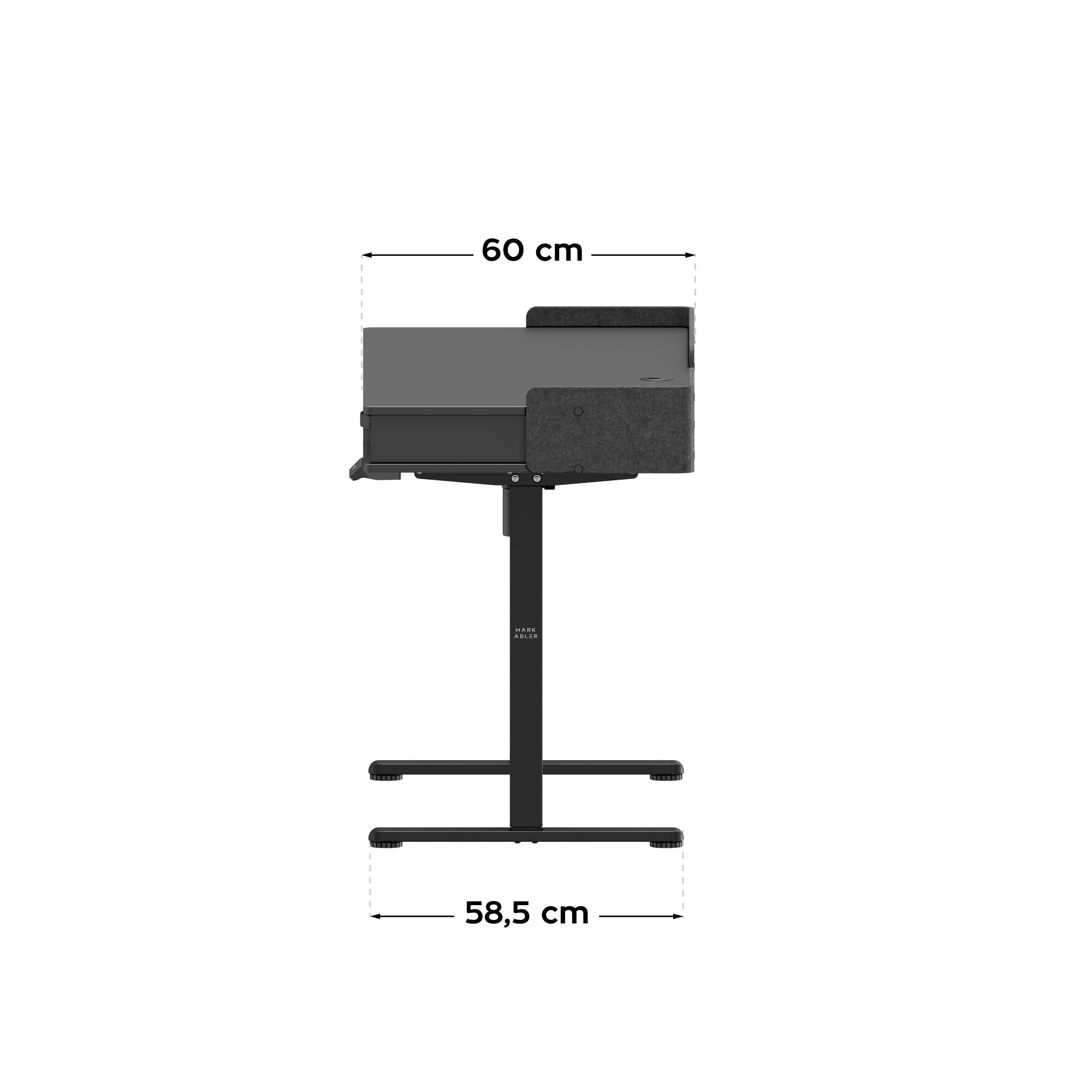 Elektrický stůl Mark Adler Leader 8.0 Black 120 cm