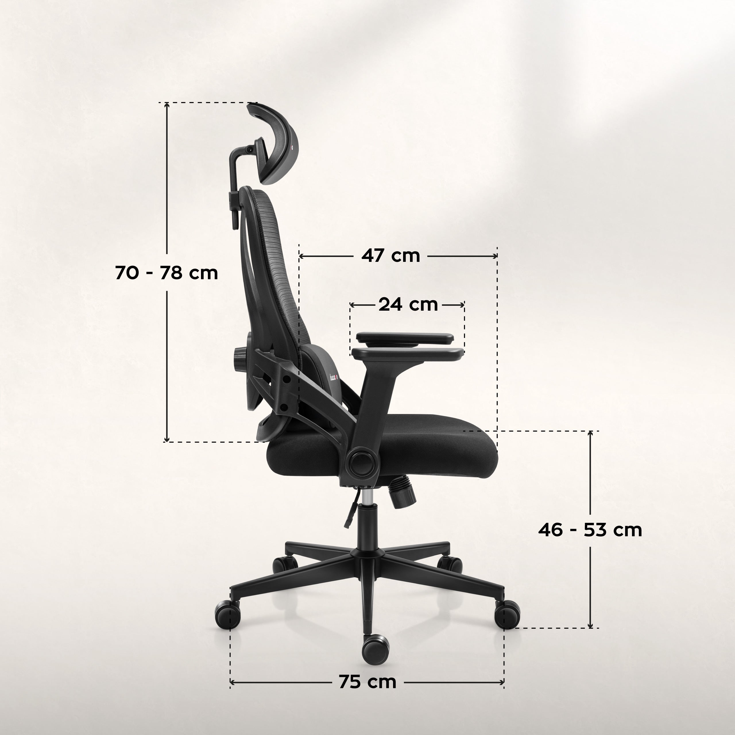 Huzaro Combat 2.7 Black Gaming-Sessel