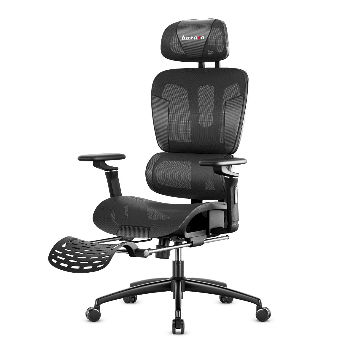 Gaming-Sessel mit Fußstütze HUZARO COMBAT 7.9 Black