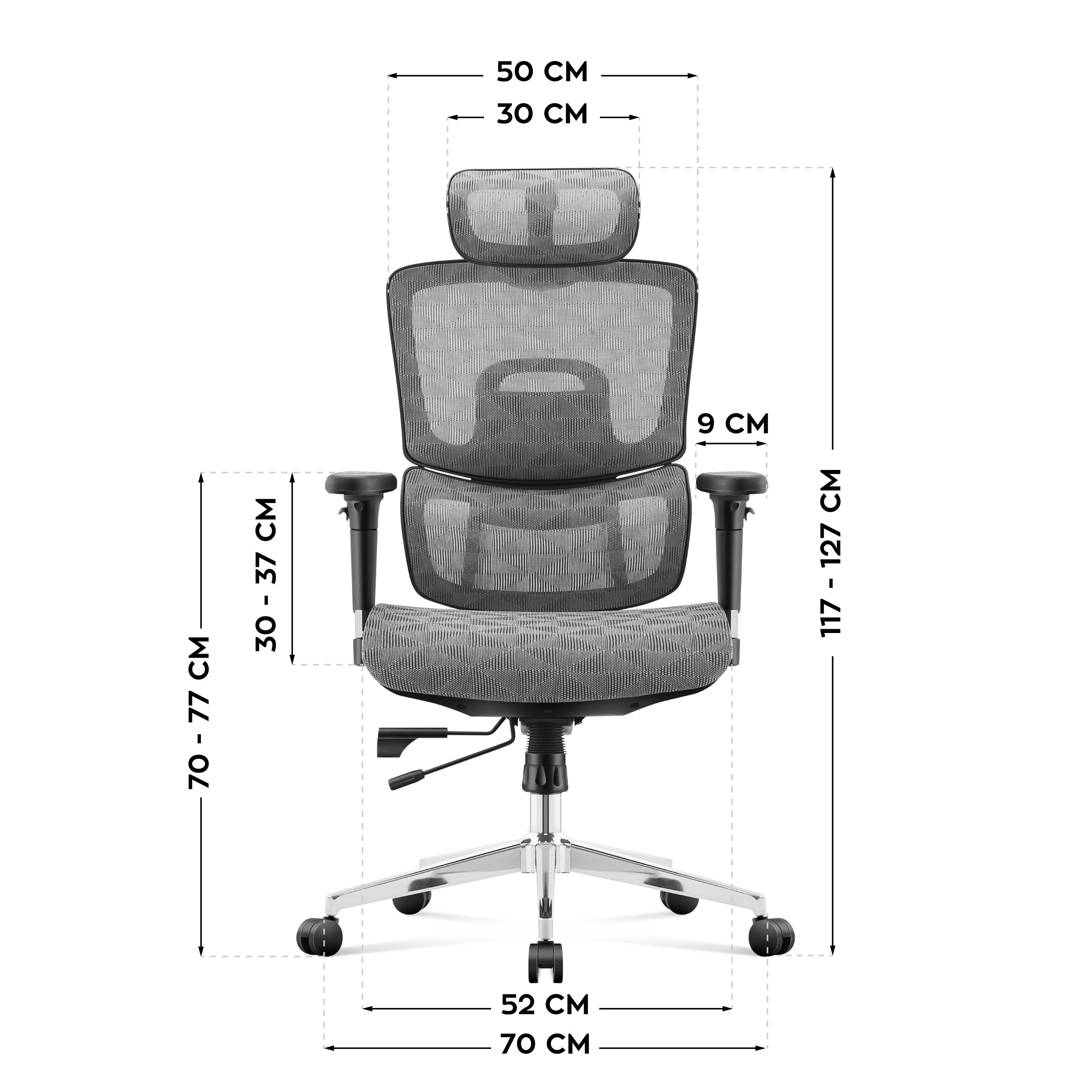 Bürostuhl Mark Adler Expert 8.0 Grau
