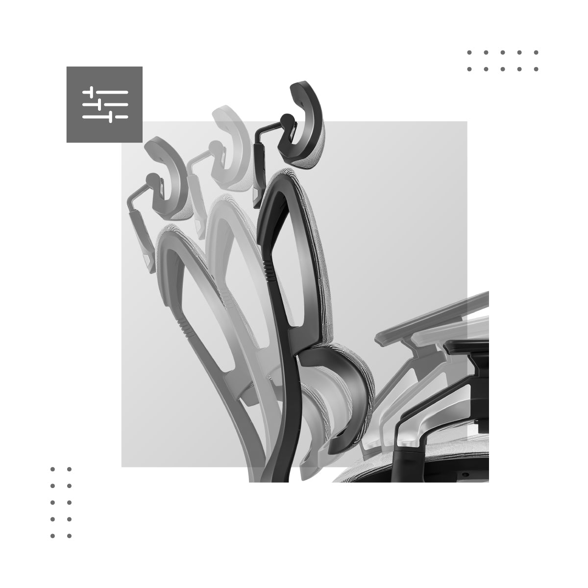 Neigungsfunktion der Rückenlehne