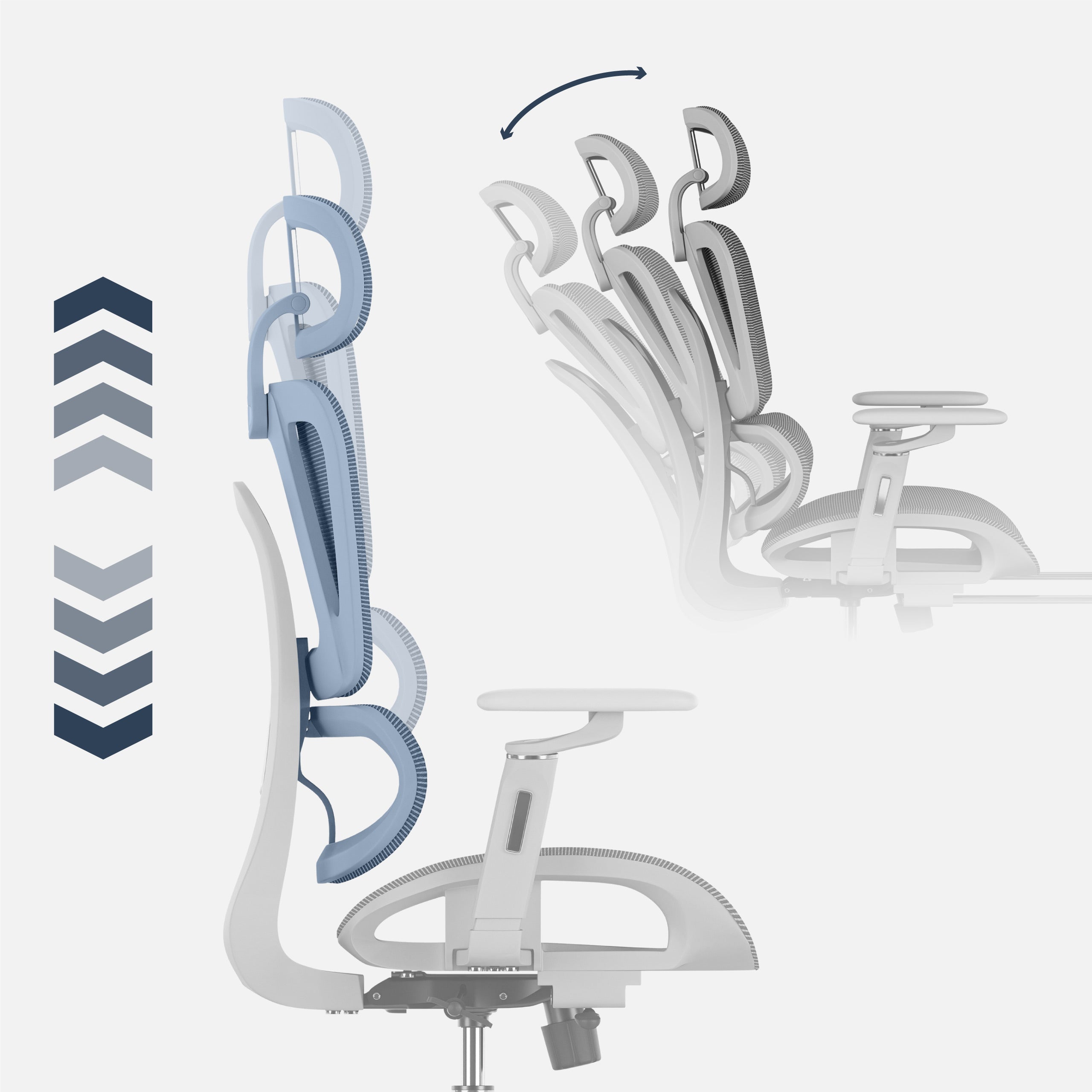 Neigungsverstellung der Rückenlehne
