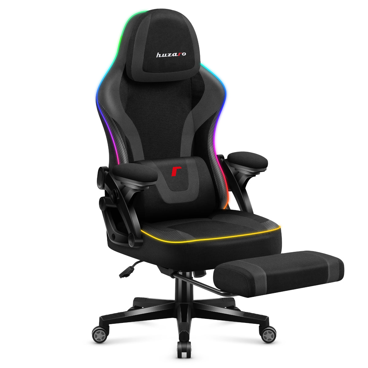 Herní křeslo Huzaro Force 4.6 RGB Smart Black Mesh