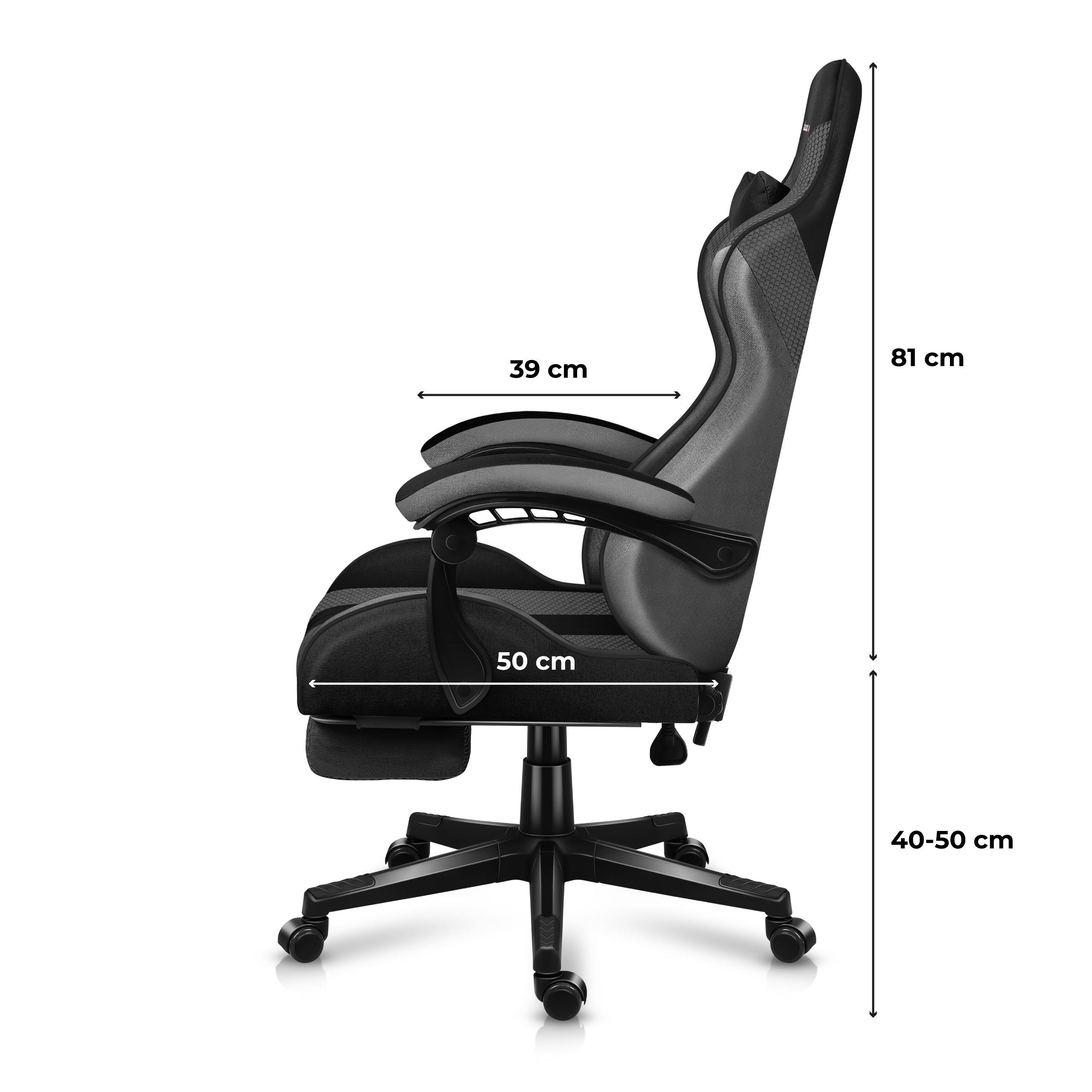 Herní křeslo Huzaro Force 4.7 Grey Mesh
