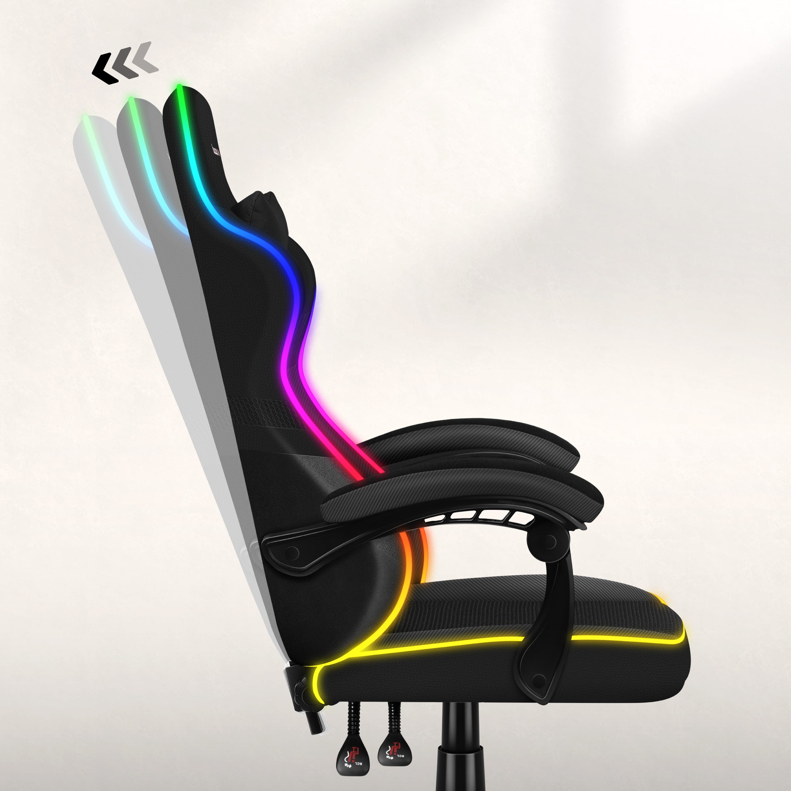Herní křeslo HUZARO FORCE 4.4 RGB Black