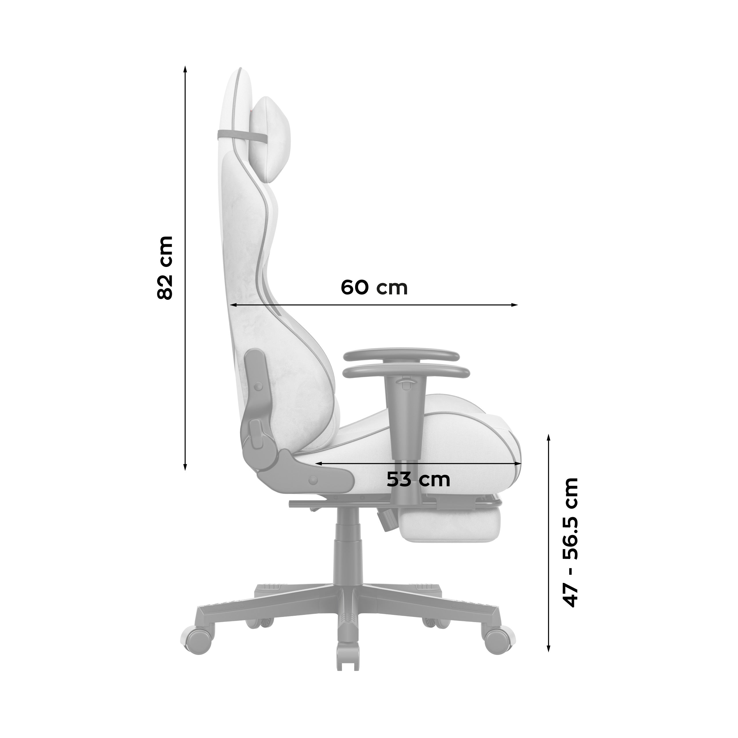 Herní křeslo Huzaro Force 5.7 Grey