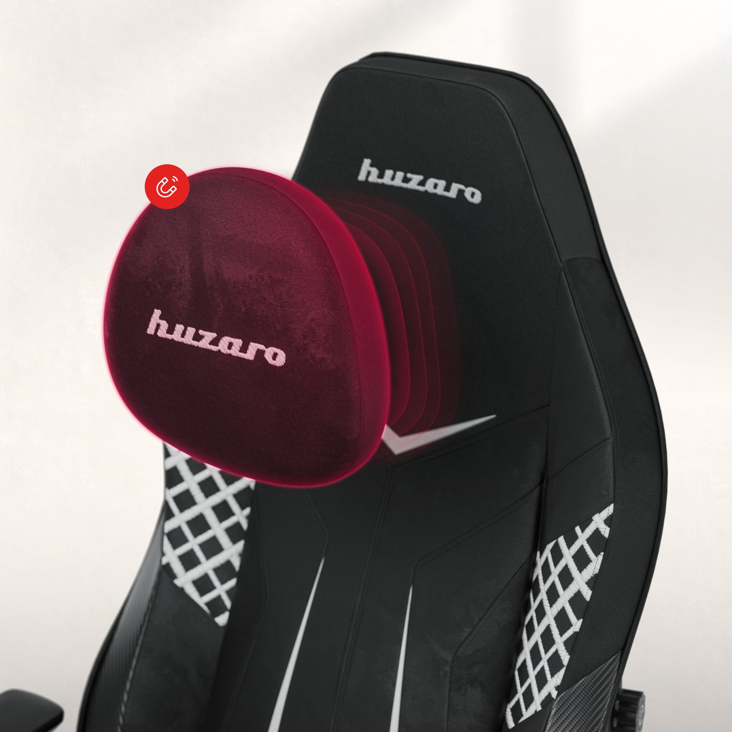Herní křeslo semišové Huzaro Force 8.3 Carbon Black