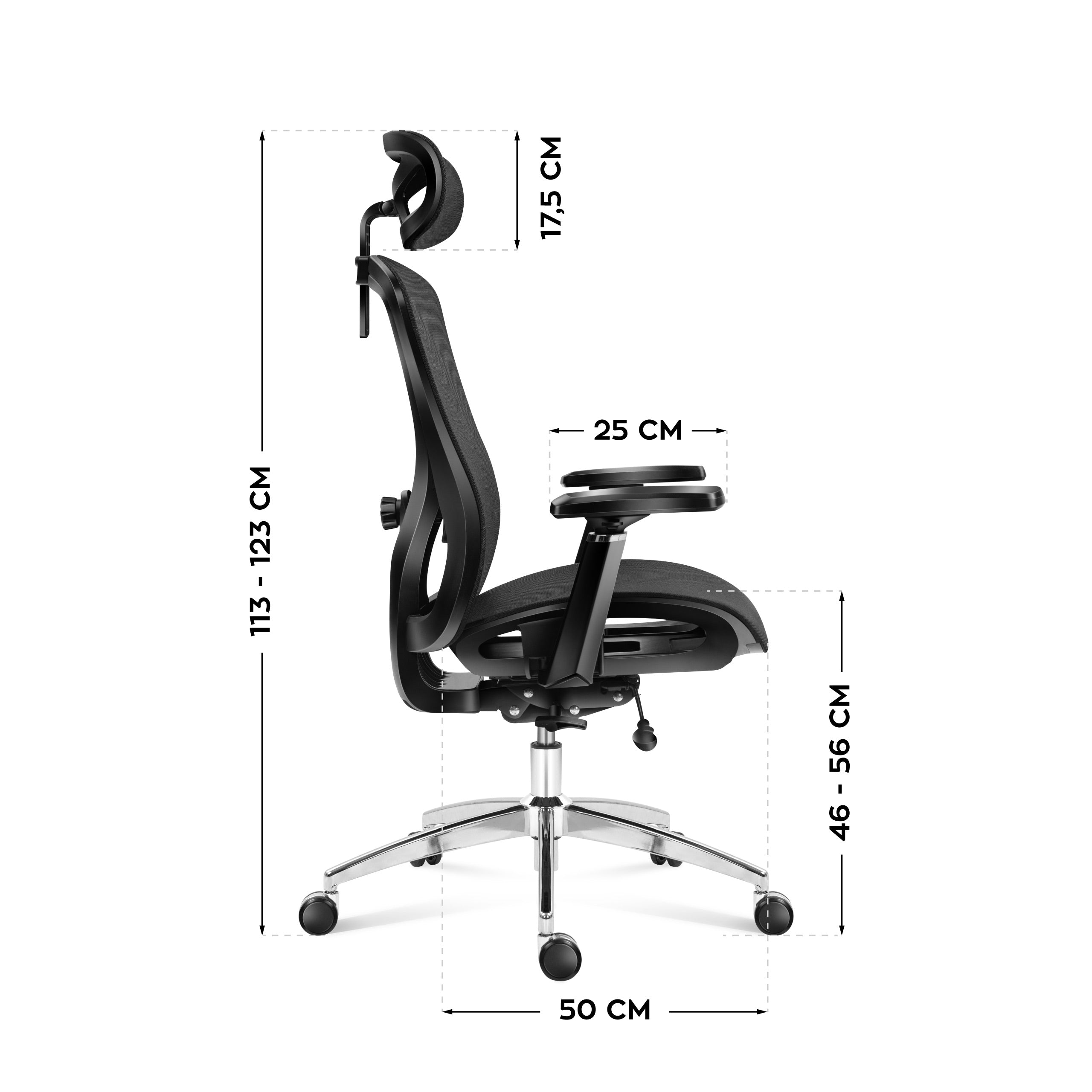 Bürostuhl Mark Adler Expert 5.3 Schwarz Mesh