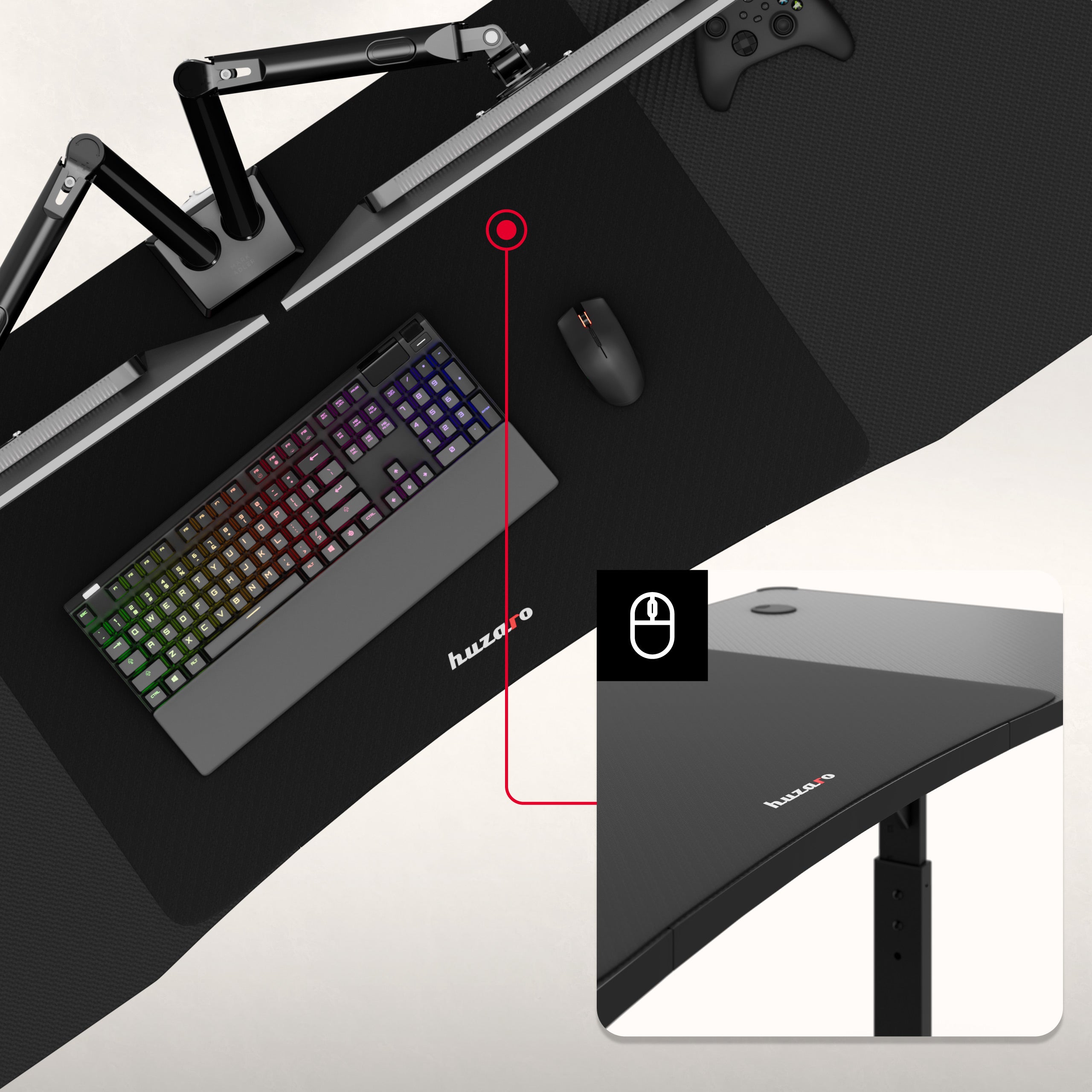 Stylová podložka XXL je součástí balení
