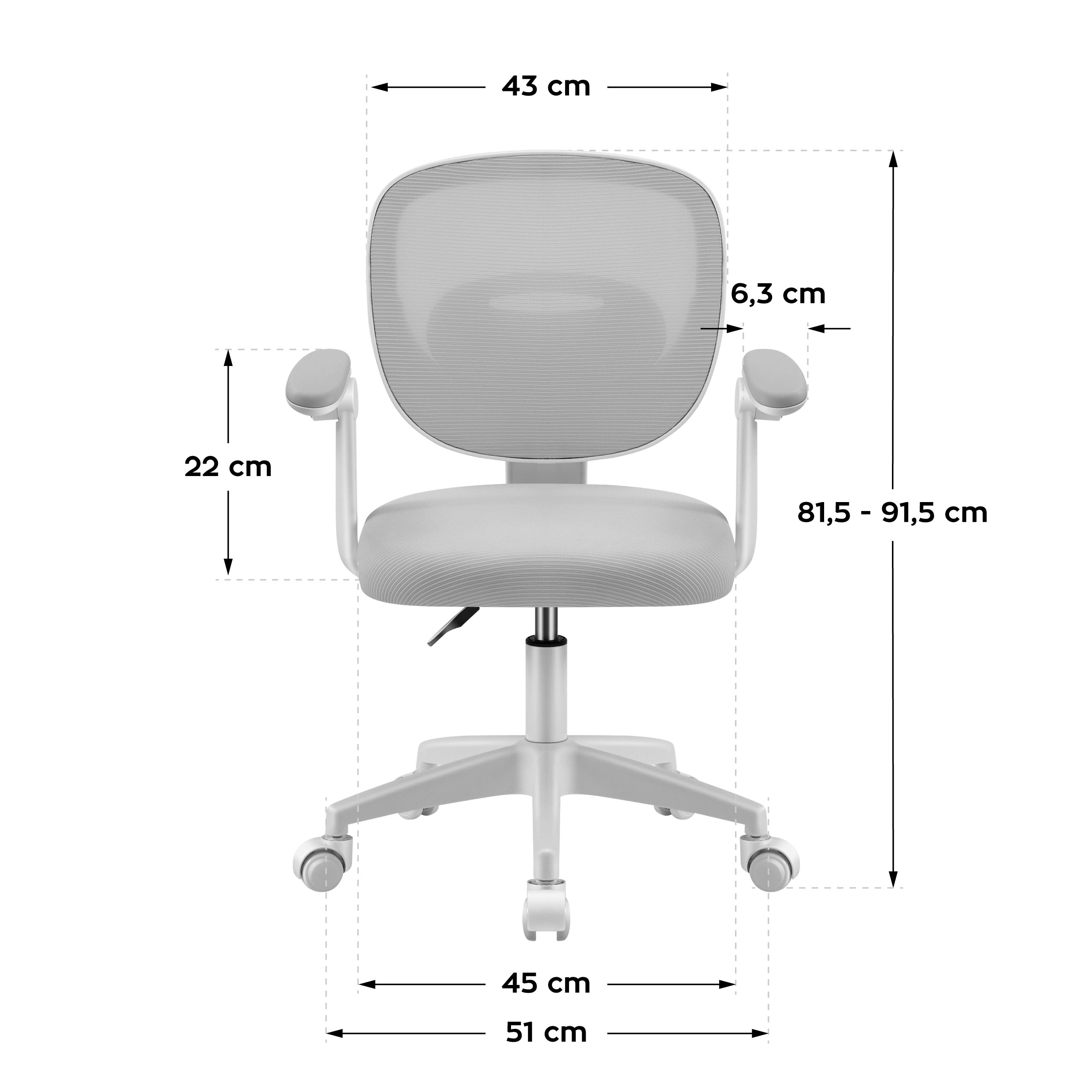 Kancelářská židle pro děti Mark Adler Junior 3.0 Grey