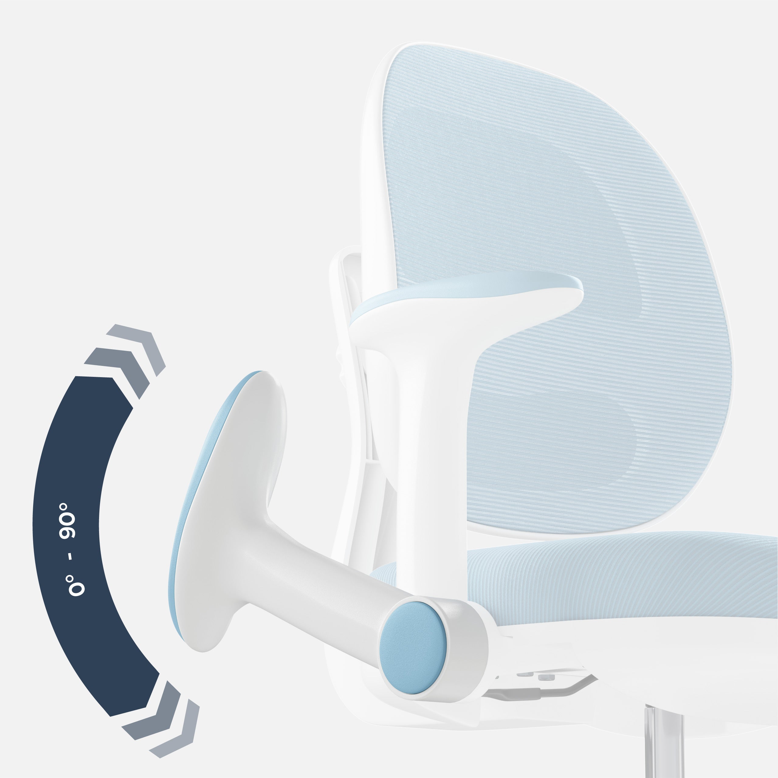 Ergonomická židle k psacímu stolu pro děti Mark Adler Junior 3.6 Blue