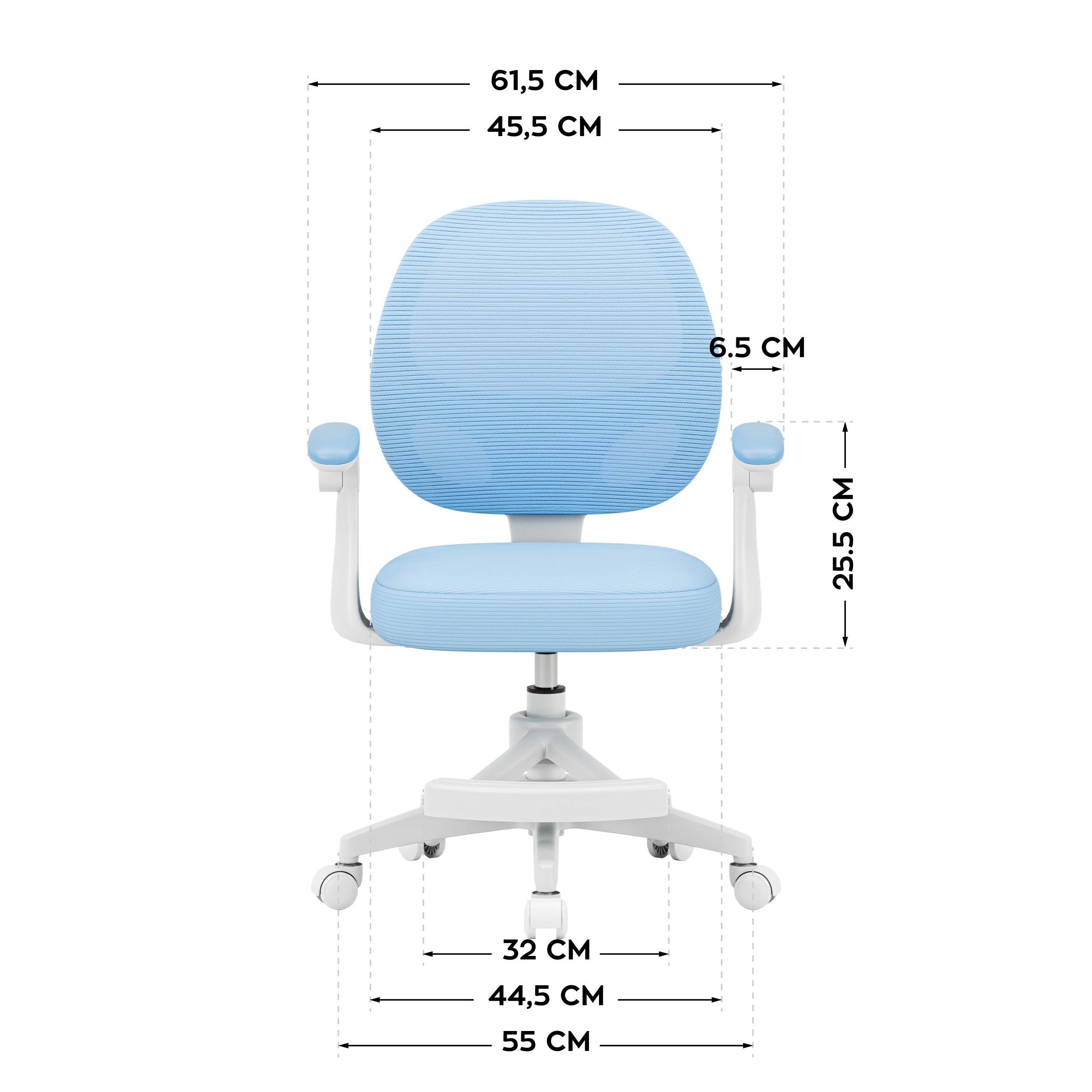 Dětská otočná židle Mark Adler Junior 3.1 Blue