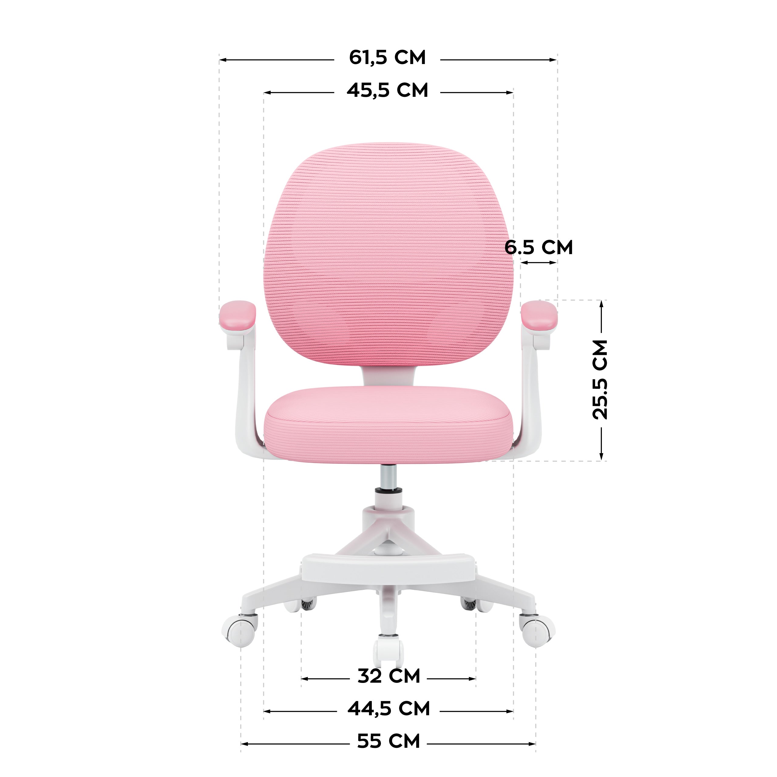 Dětská otočná židle Mark Adler Junior 3.1 Pink
