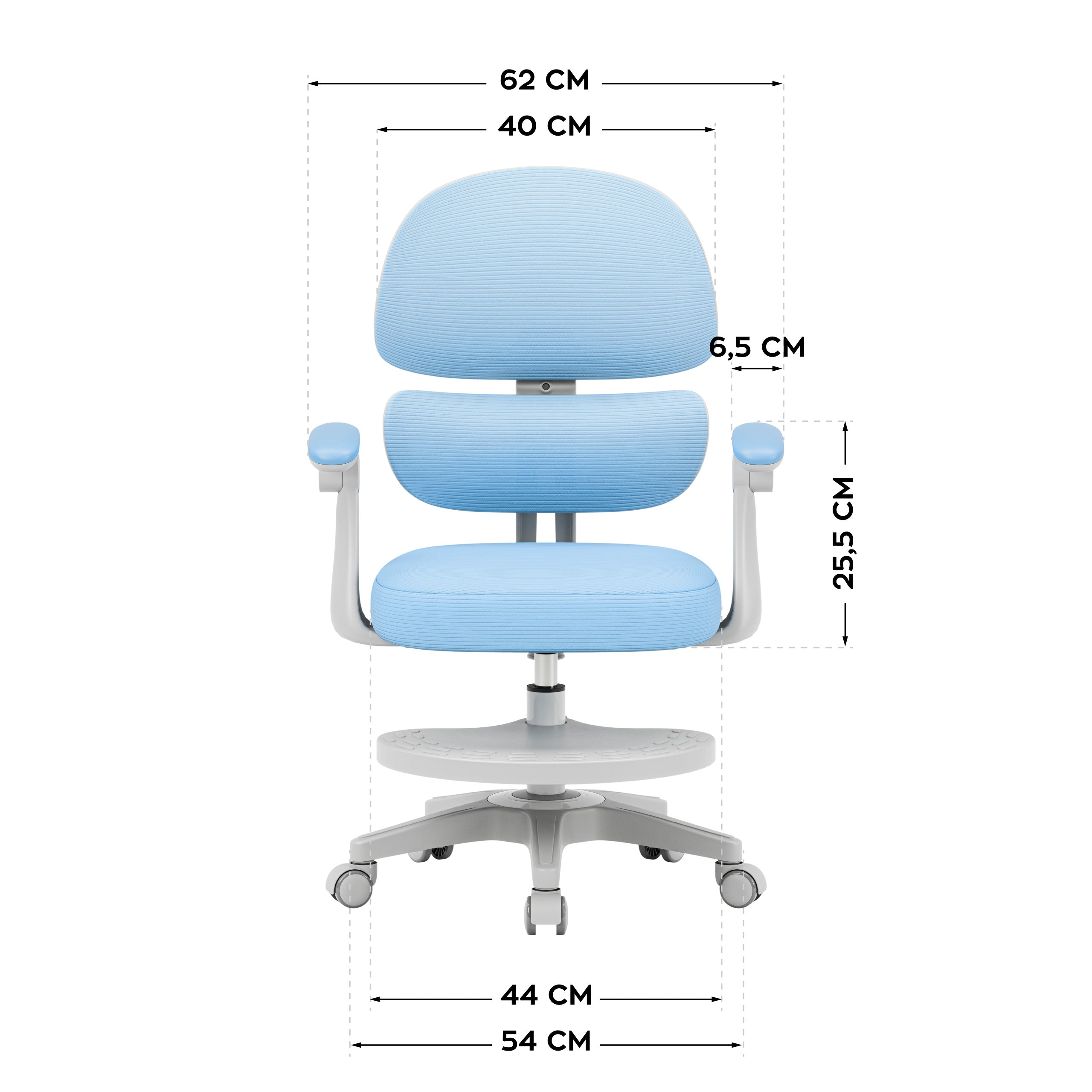 Ergonomischer Kinderstuhl Mark Adler Junior 4.4 Blue