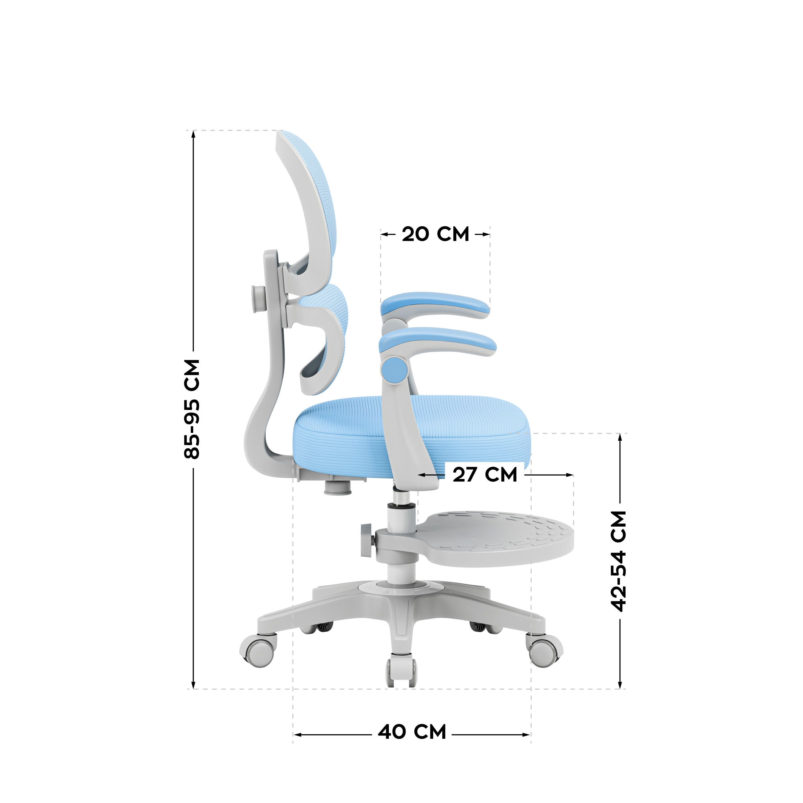 Ergonomischer Kinderstuhl Mark Adler Junior 4.4 Blue