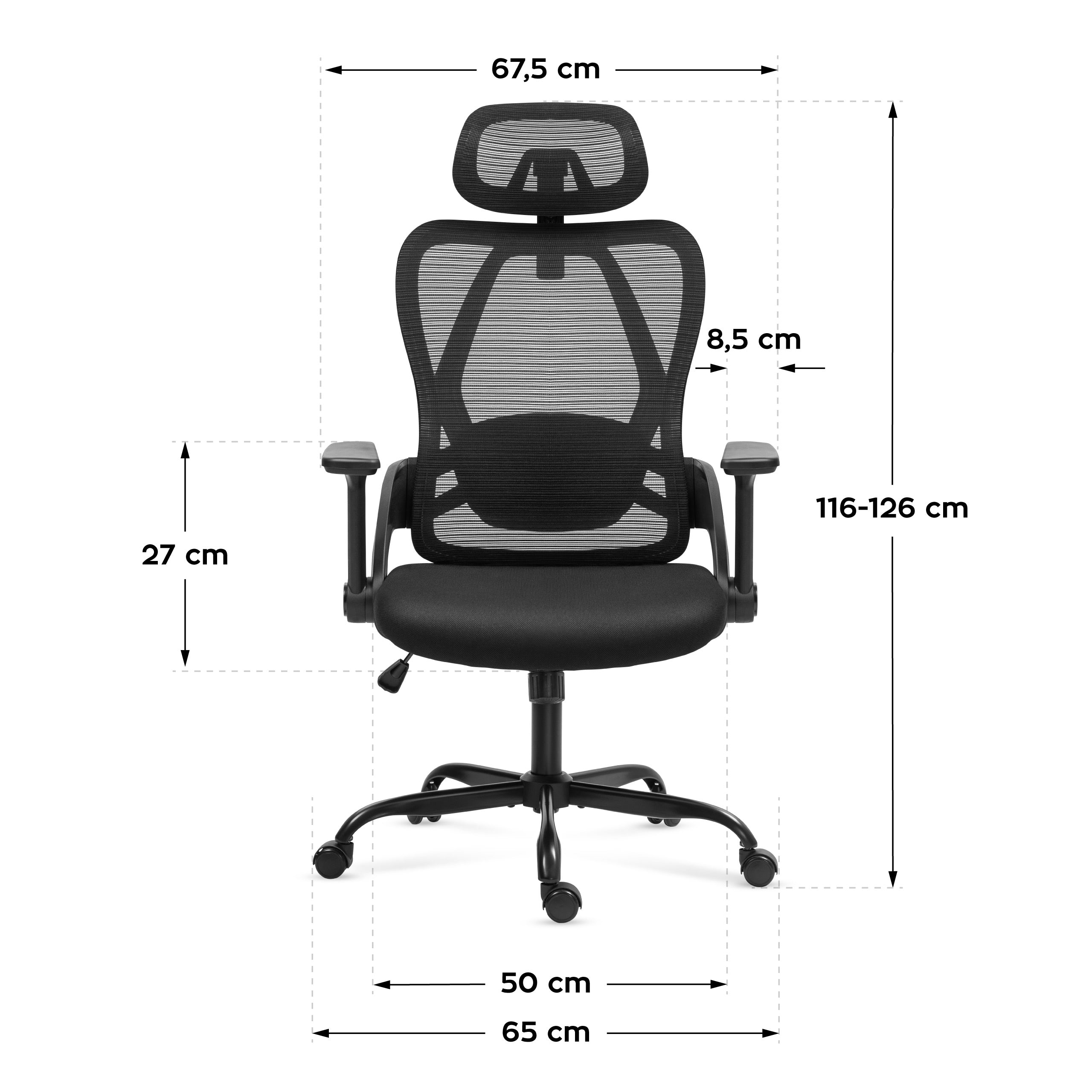 Drehbarer Bürostuhl Mark Adler Manager 2.9 Schwarz