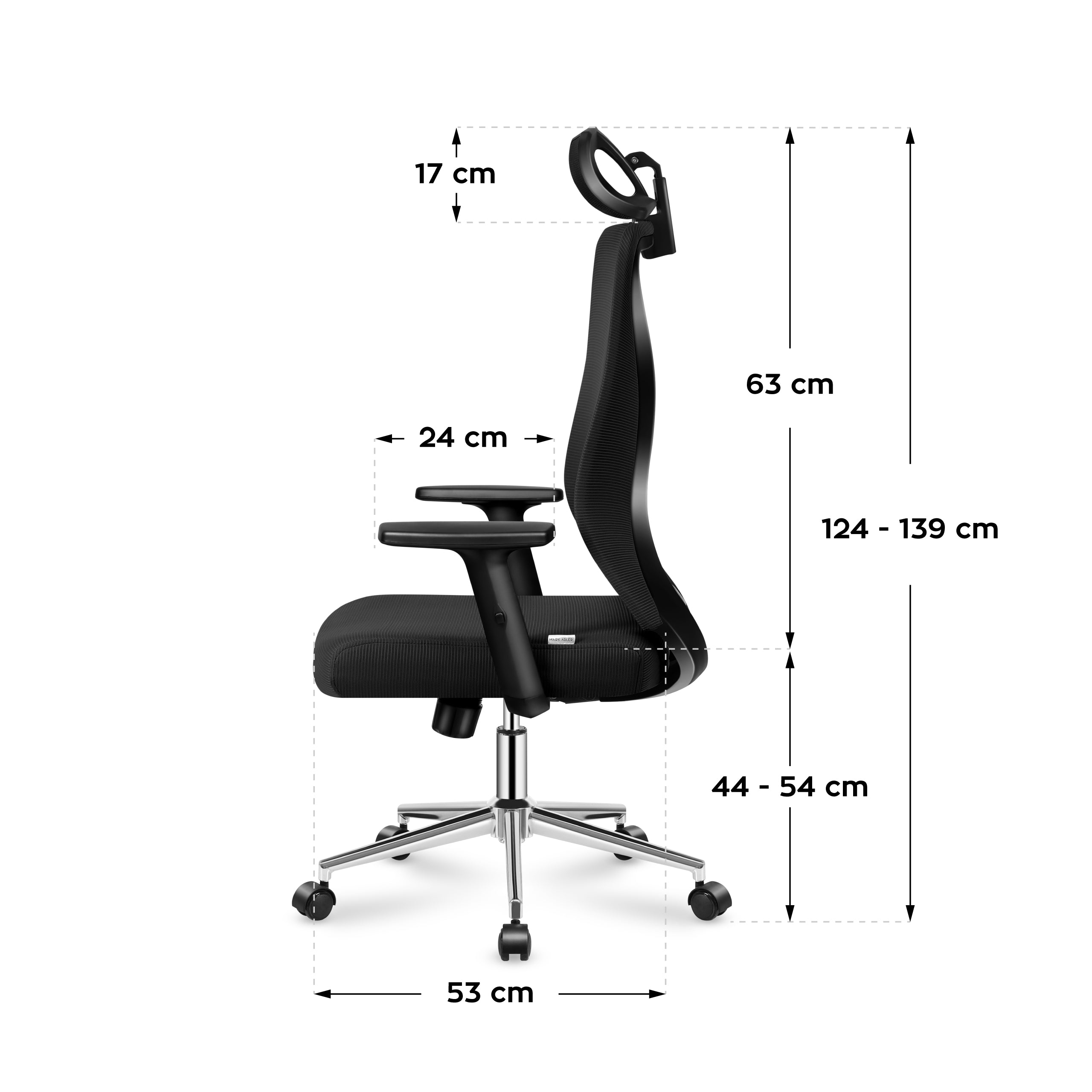Kancelářské křeslo MARK ADLER Manager 3.5 Black