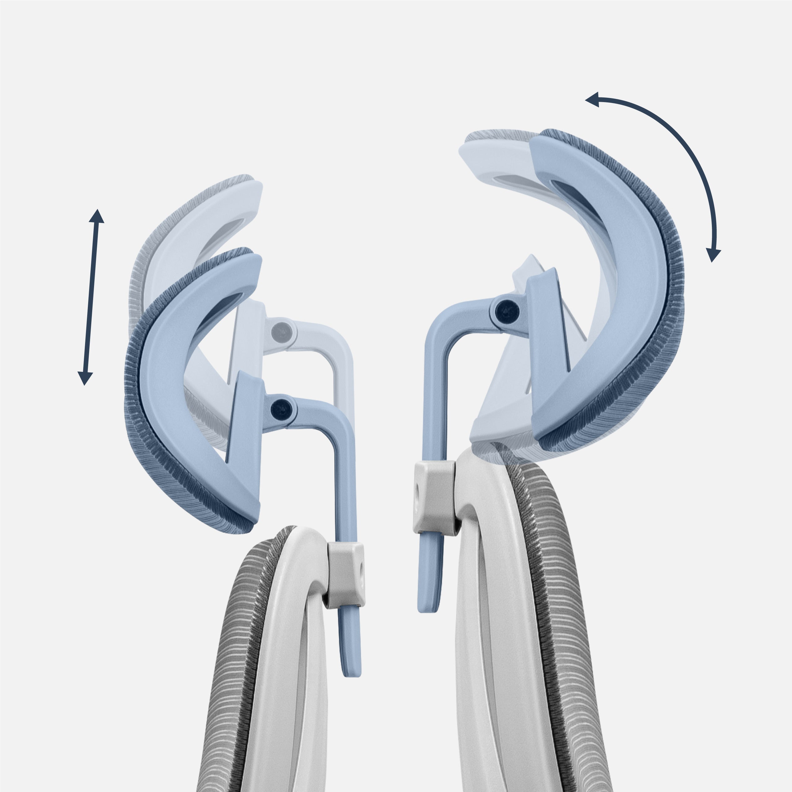 2D verstellbare Kopfstütze