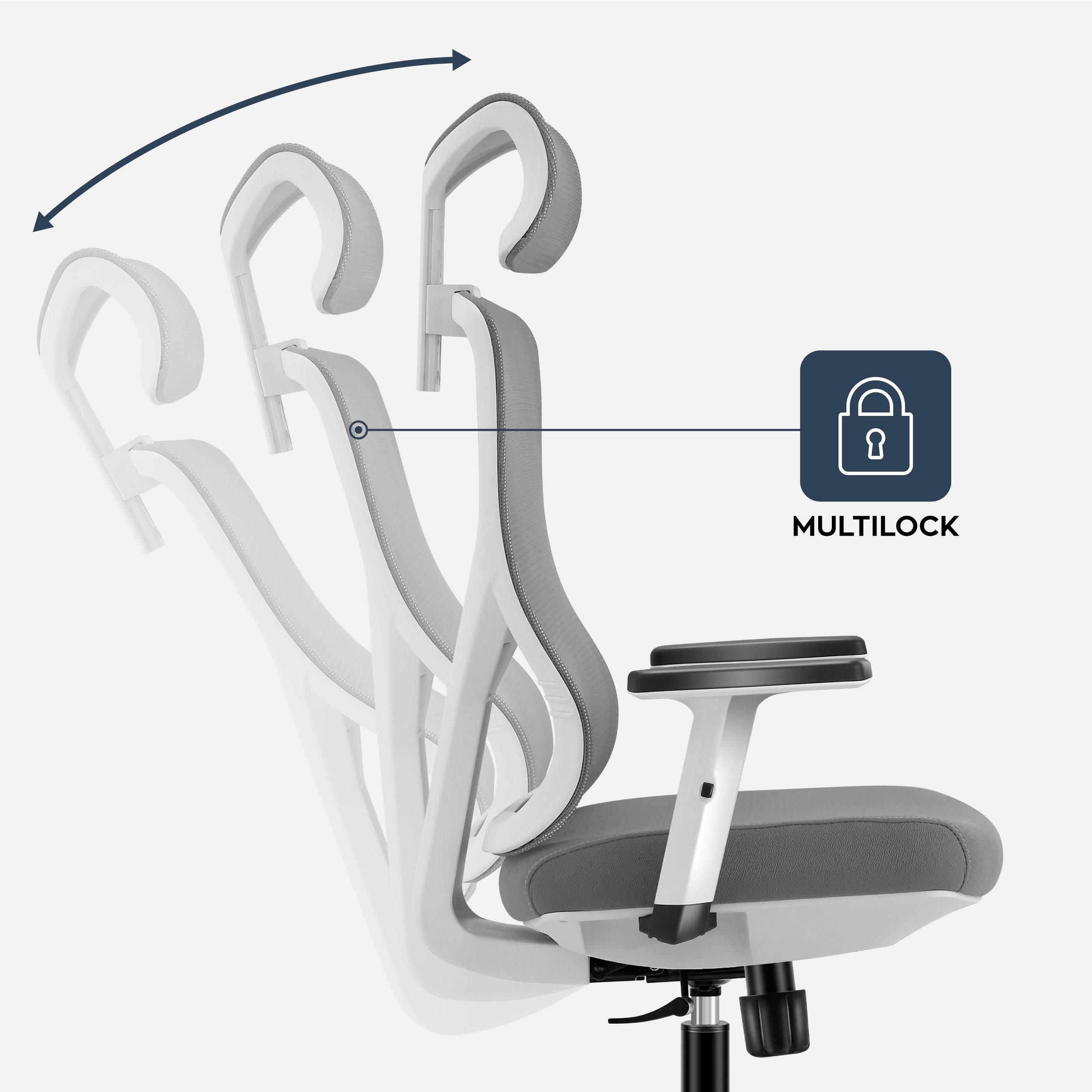 Bequemer ergonomischer Stuhl für das Büro