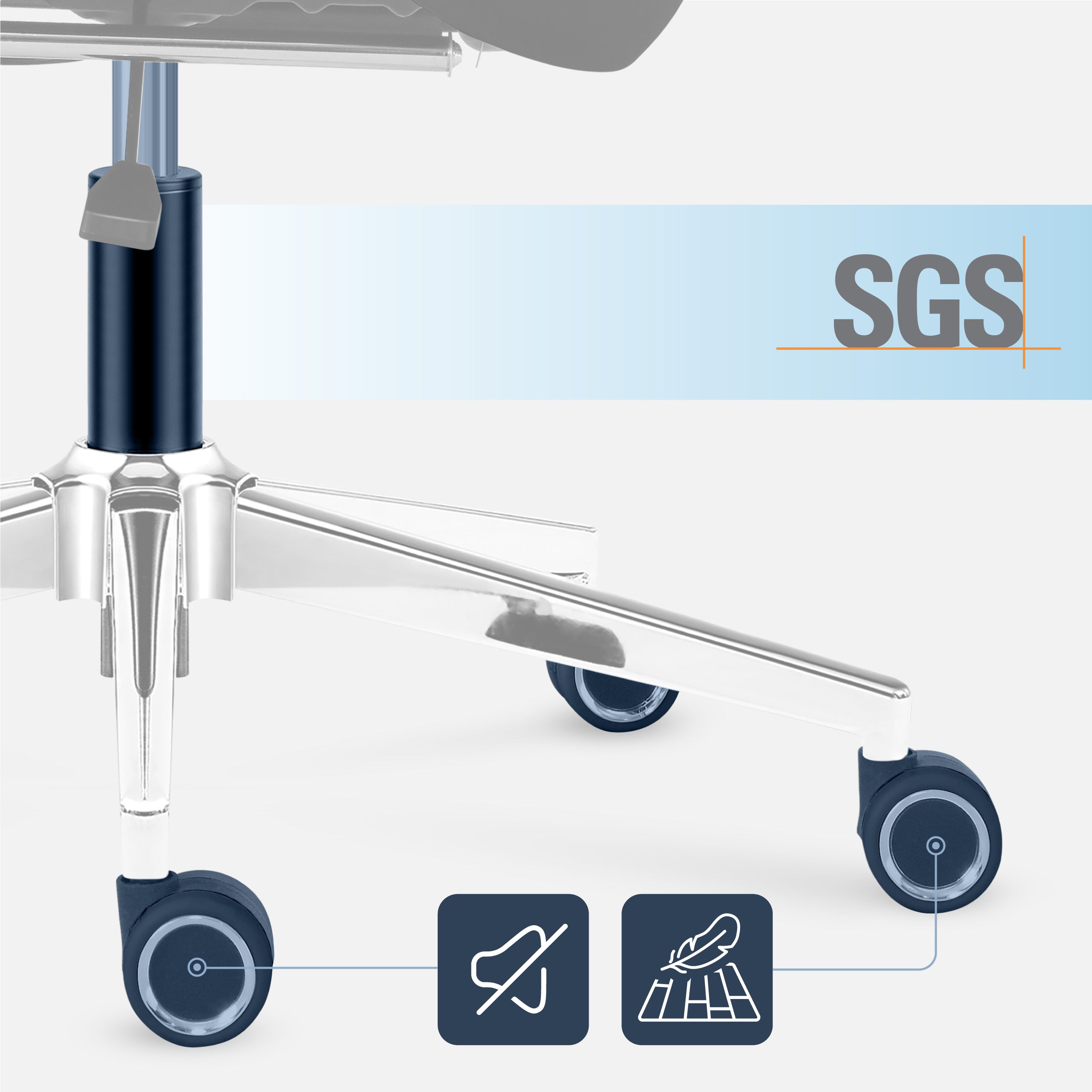 Räder aus Polyurethan-Gummi mit einem Durchmesser von 5 cm