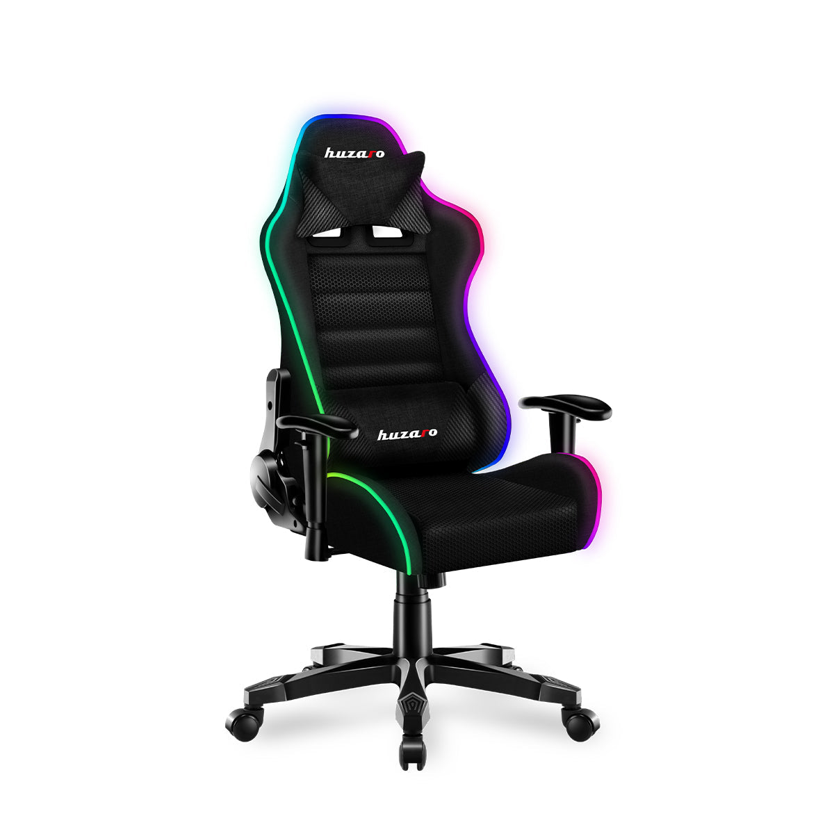 Herní křeslo pro děti HUZARO RANGER 6.0 RGB Black Mesh