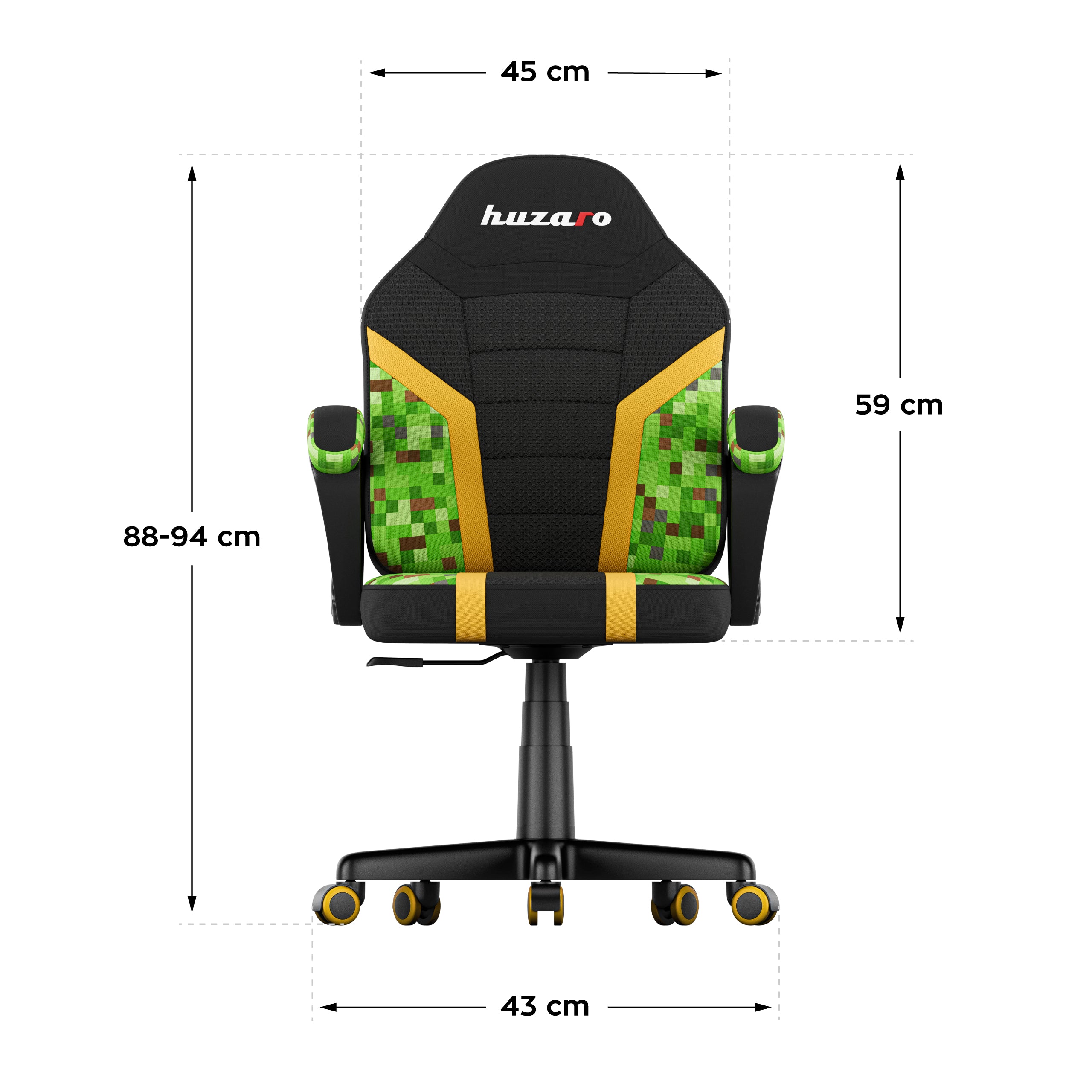 Dětské herní křeslo HUZARO RANGER 1.0 Pixel Mesh