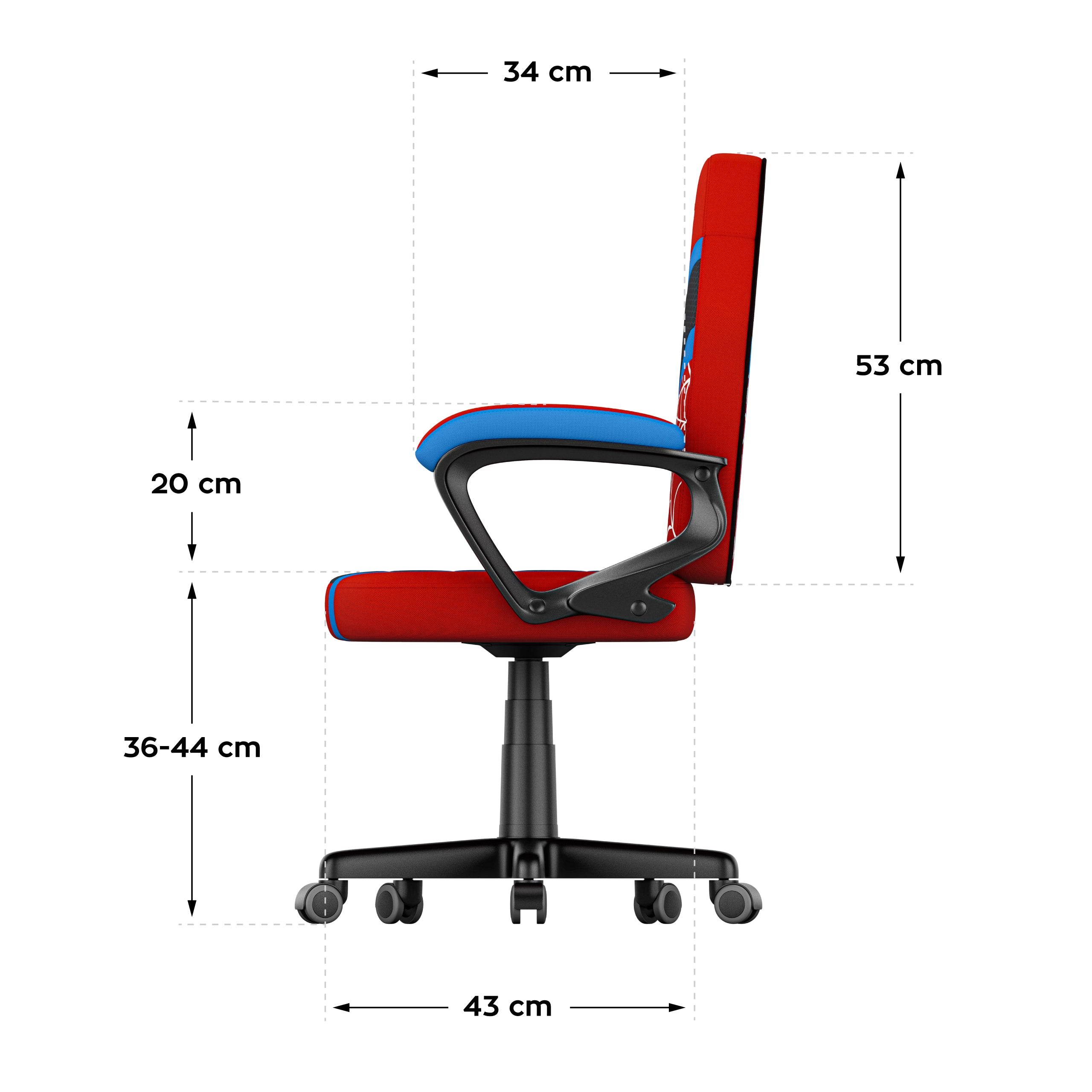 Herní křeslo pro děti Huzaro Ranger 1.0 Spider Mesh