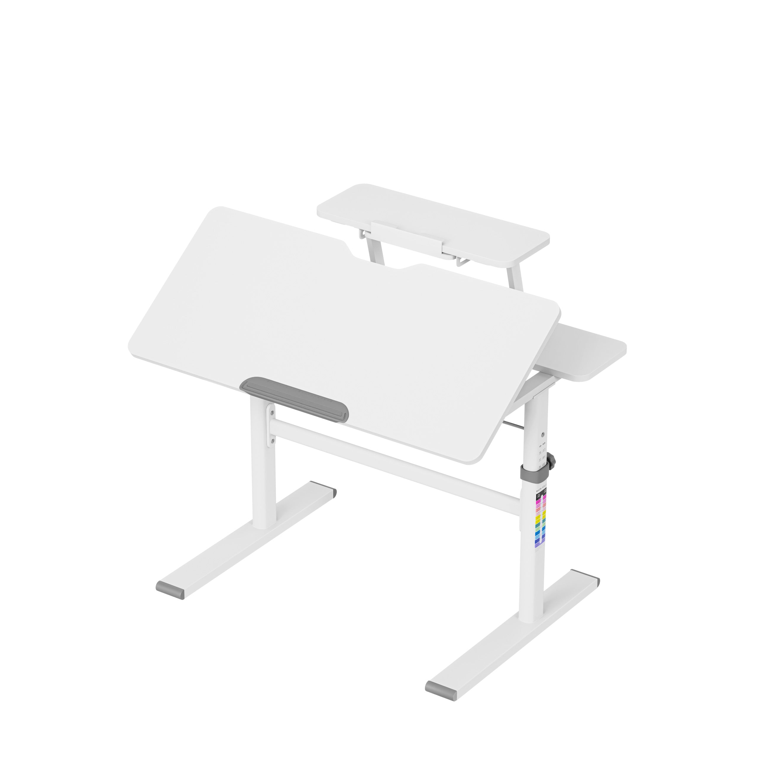 Dětský nastavitelný psací stůl Mark Adler Study 3.7 šedý 90 cm