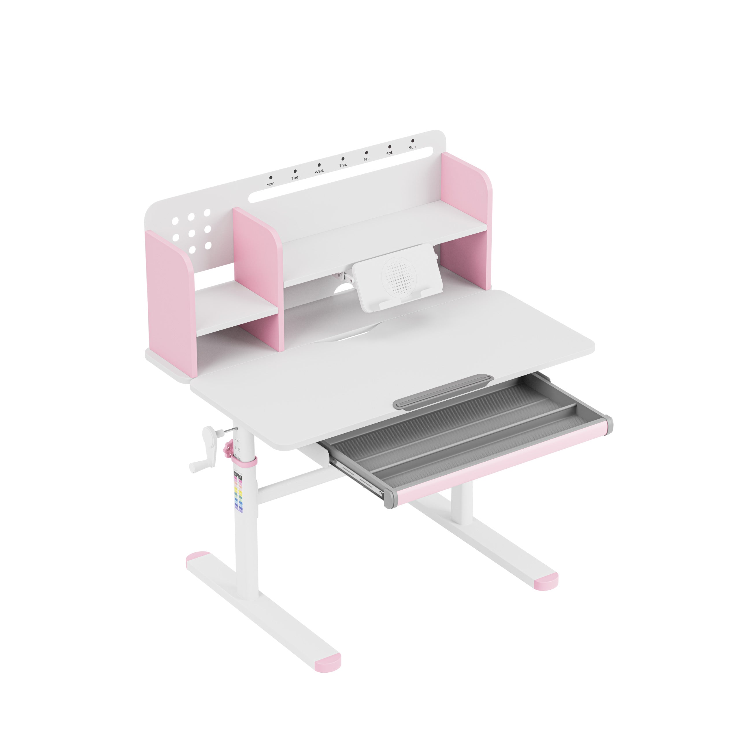Ergonomický dětský psací stůl Mark Adler Study 5.0 Pink 90 cm