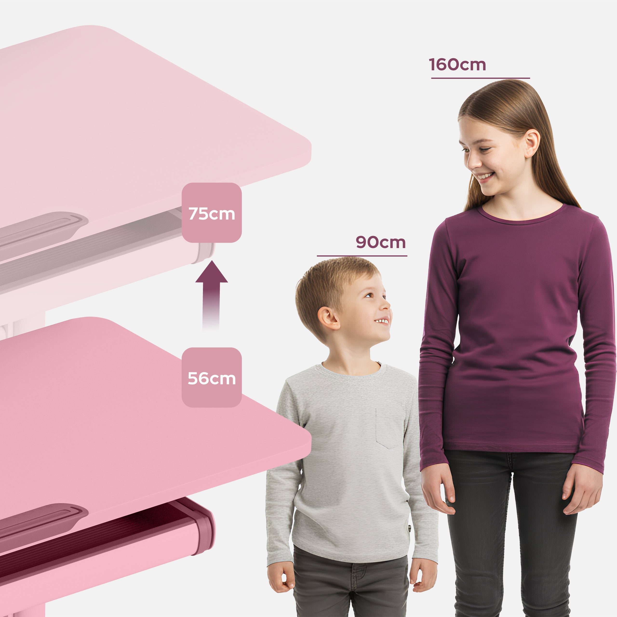 Ergonomia dopasowana do wzrostu