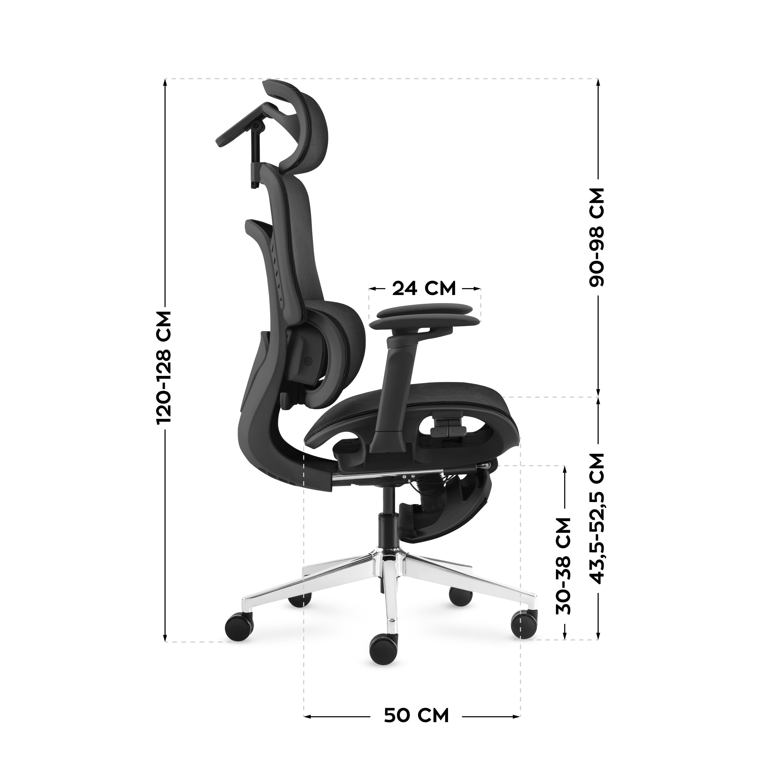 Bürostuhl mit Massage Mark Adler Visioner 8.3 Black