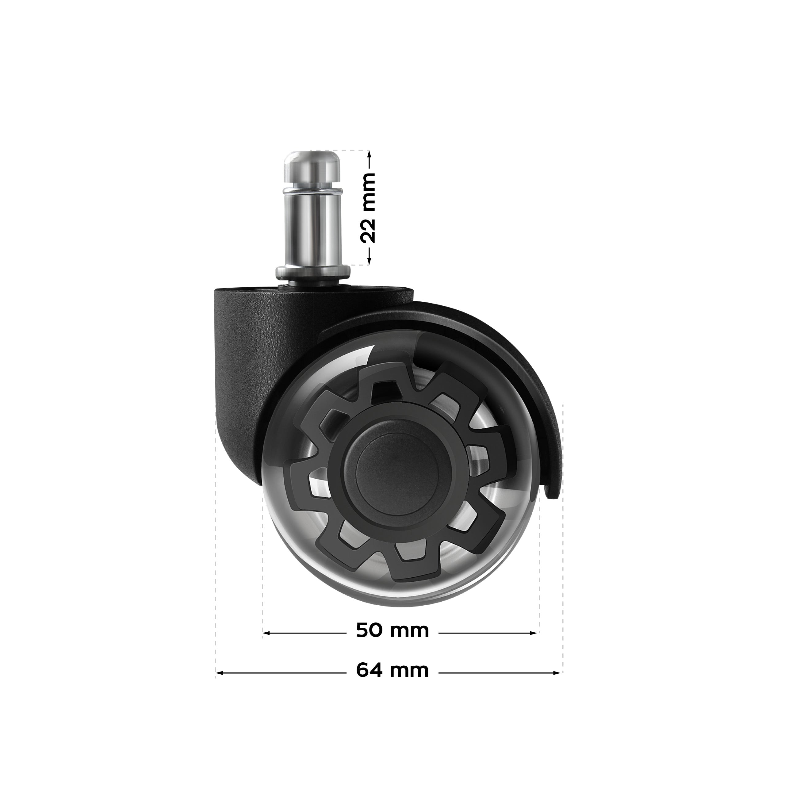 Kolečka pro kancelářskou židli Mark Adler Wheels 3.0
